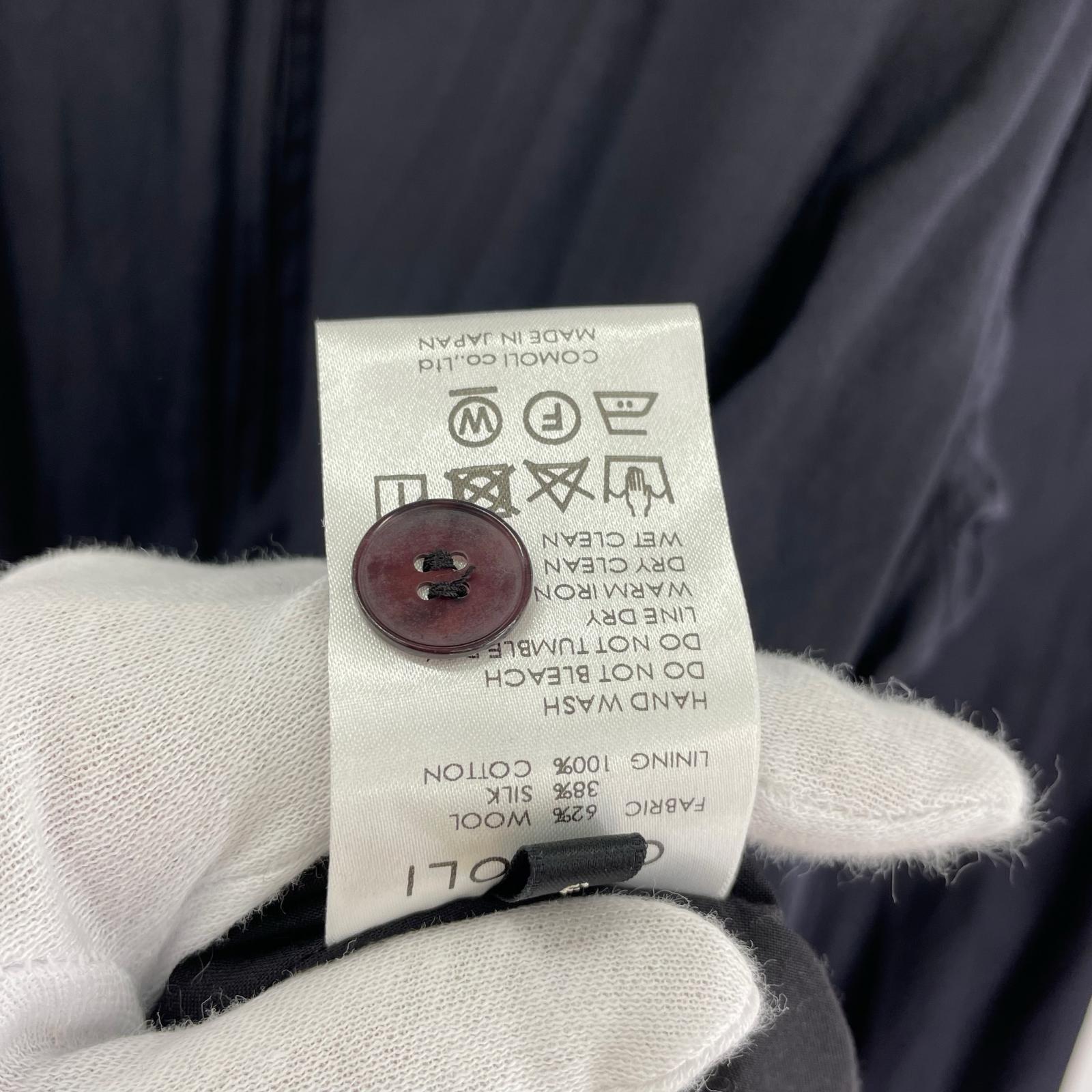 ブルゾン 24AW ウールシルク スイングトップ 3 3 ネイビー