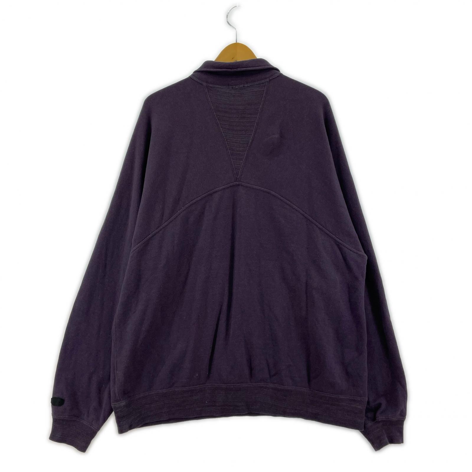 スウェット 25AW S.PARADA ハーフジッププルオーバー L L パープル