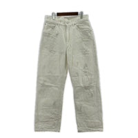 デニムパンツ 24AW DAMAGE DENIM STRAIGHT 5P PANTS 2 2 ホワイト