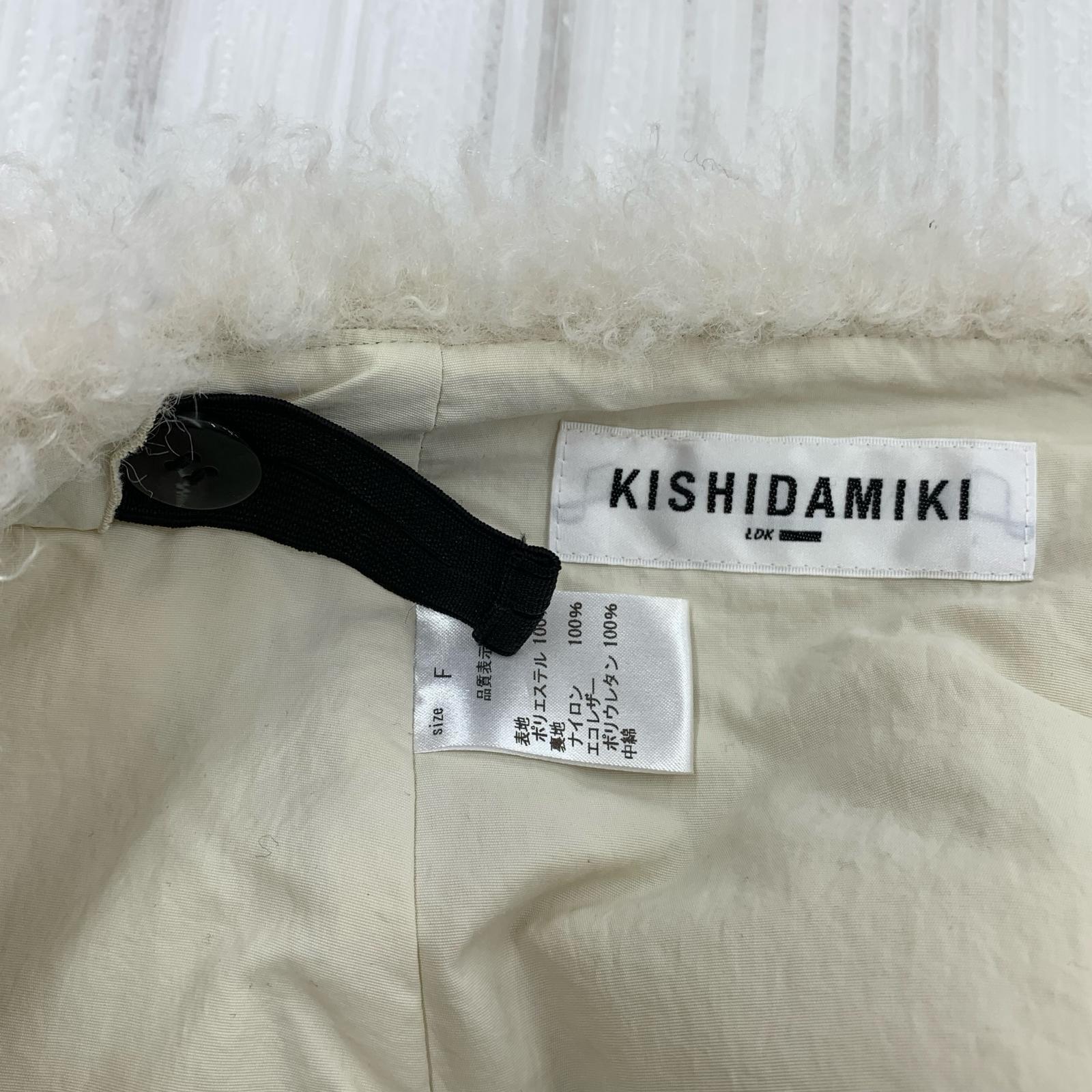ミニスカート KISHIDA MIKI poodle fur mini skirt ホワイト フリー ホワイト