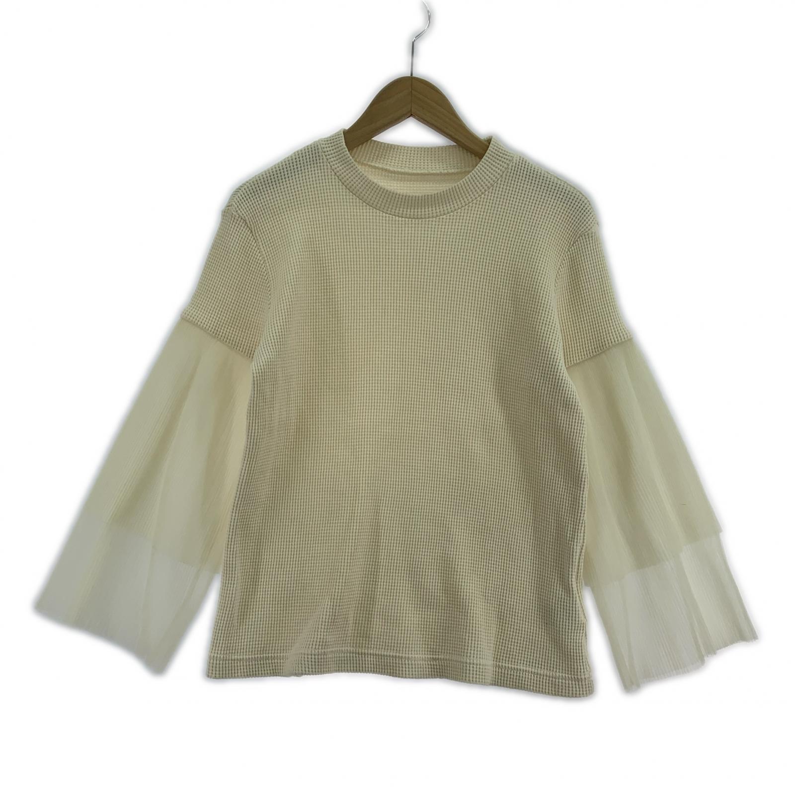 長袖Tシャツ 袖切り替え サーマルTEE 2 ホワイト ホワイト