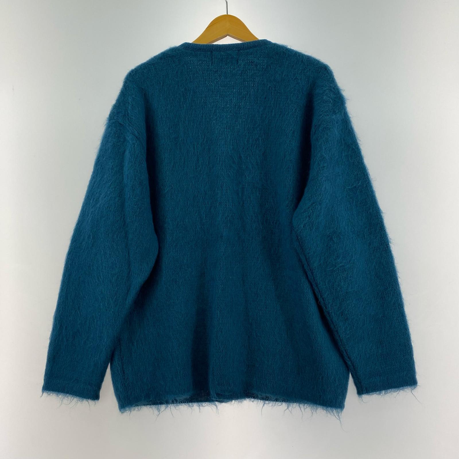 カーディガン MASSES MOHAIR CARDIGAN L BLUE L ブルー