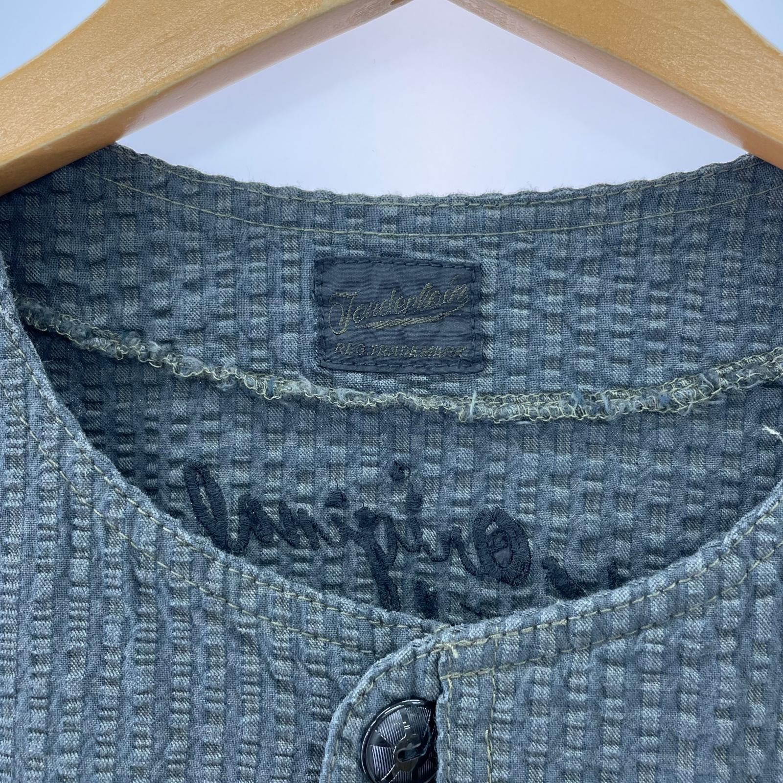 ジャケット SEERSUCKER COAT ストライプ コート M グレー M グレー