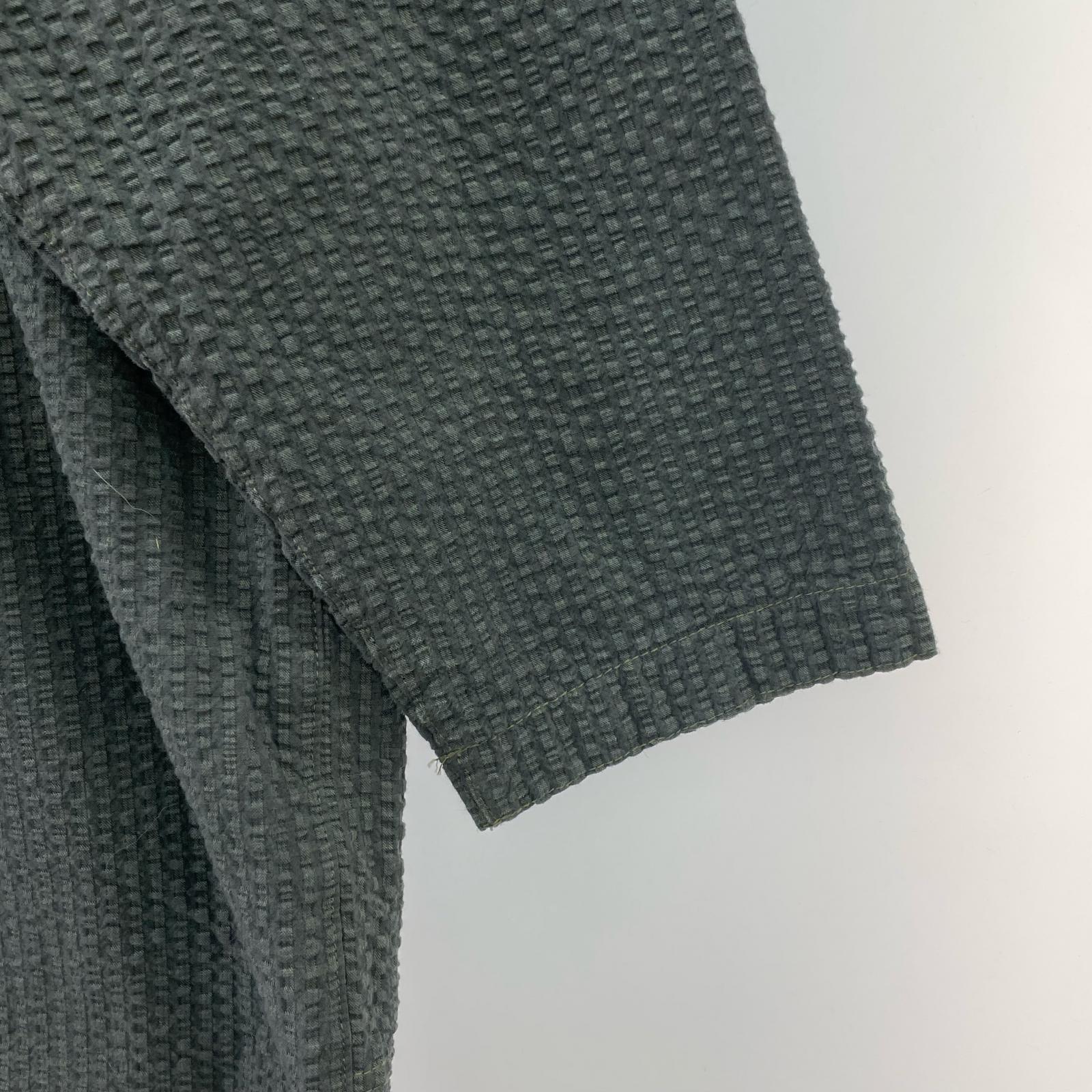 ジャケット SEERSUCKER COAT ストライプ コート M グレー M グレー