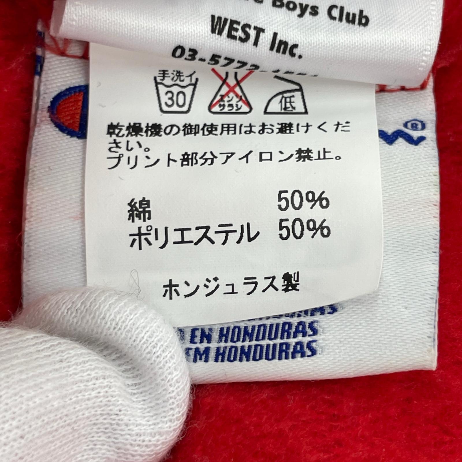 パーカー x champion M レッド