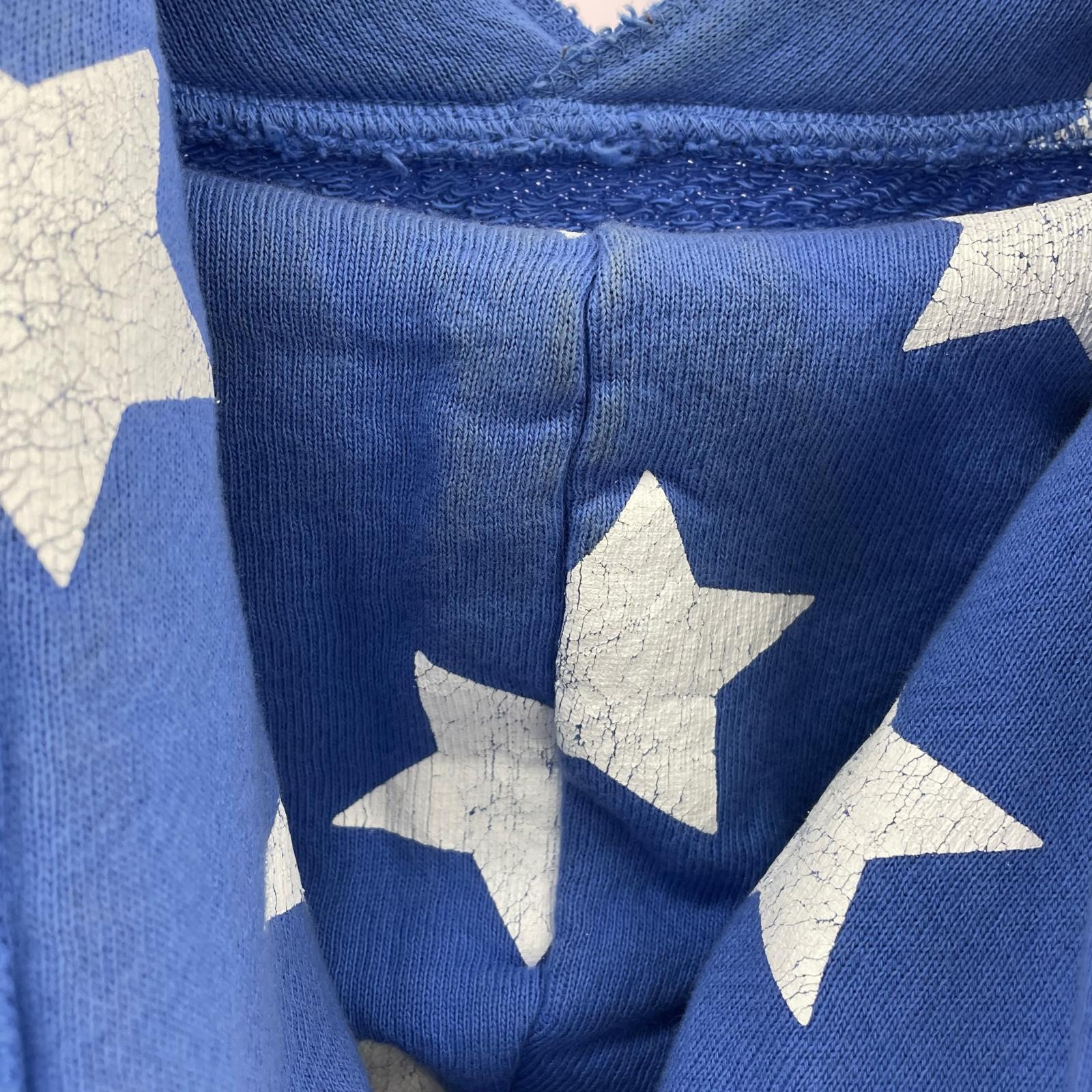 パーカー ERL Stars And Stripes Swirl Hoodie Blue L