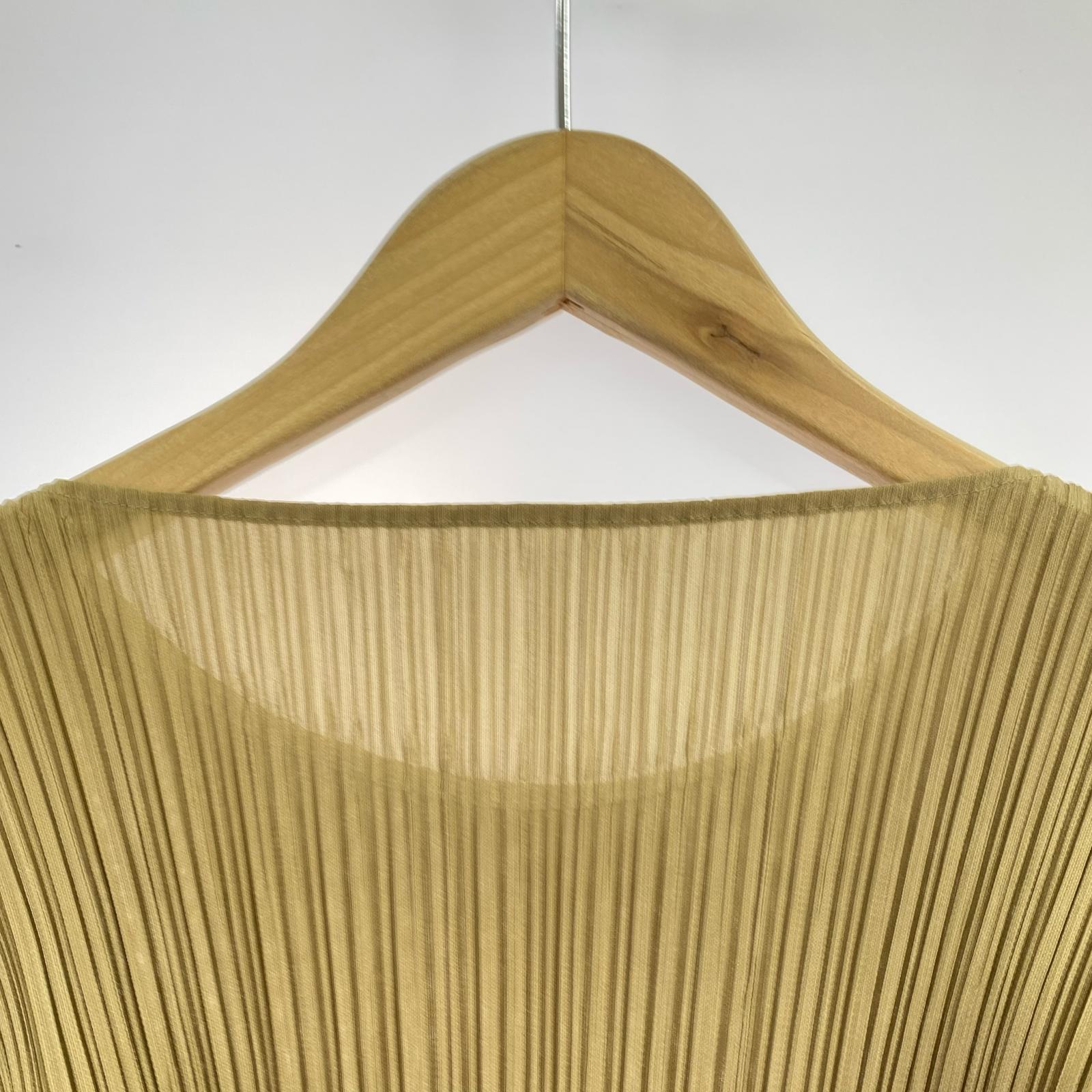 長袖Tシャツ PLEATS PLEASE プリーツカットソー F フリー