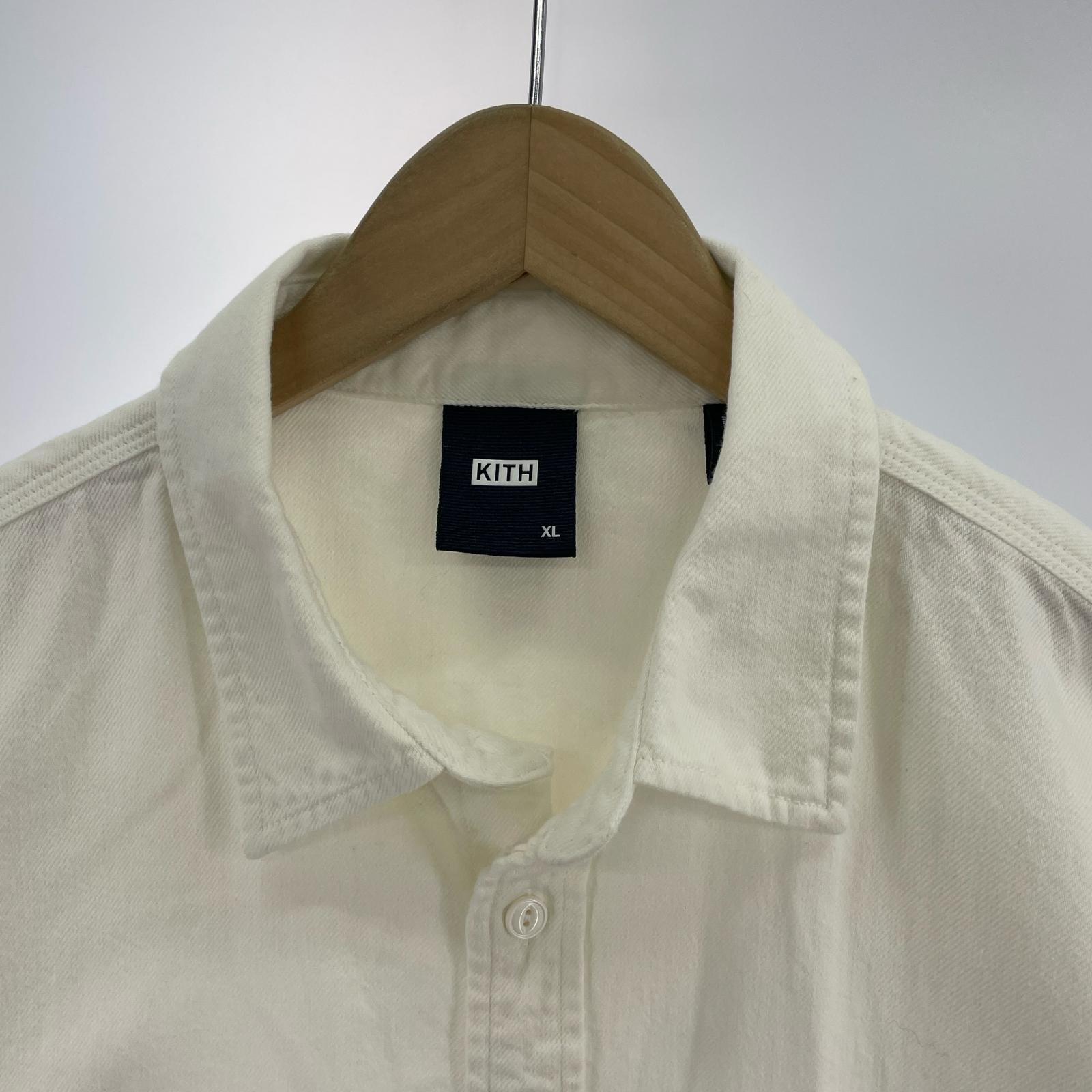 長袖シャツ KITH デニムシャツ XL ホワイト ホワイト