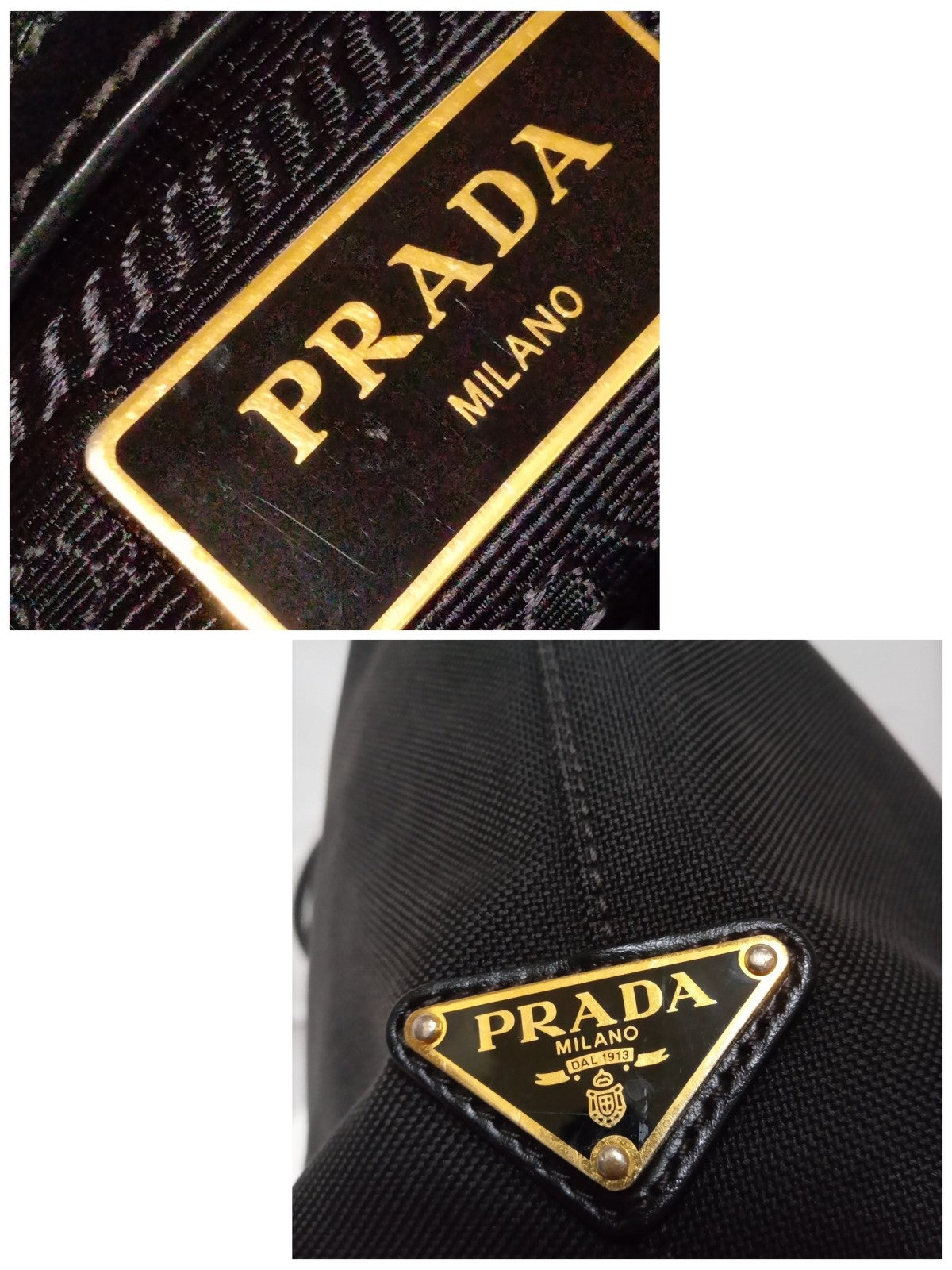 PRADA/ロゴ ジャガード トートバッグ/1BG159