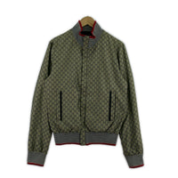 GUCCI GG柄ナイロンジップアップJKT 44