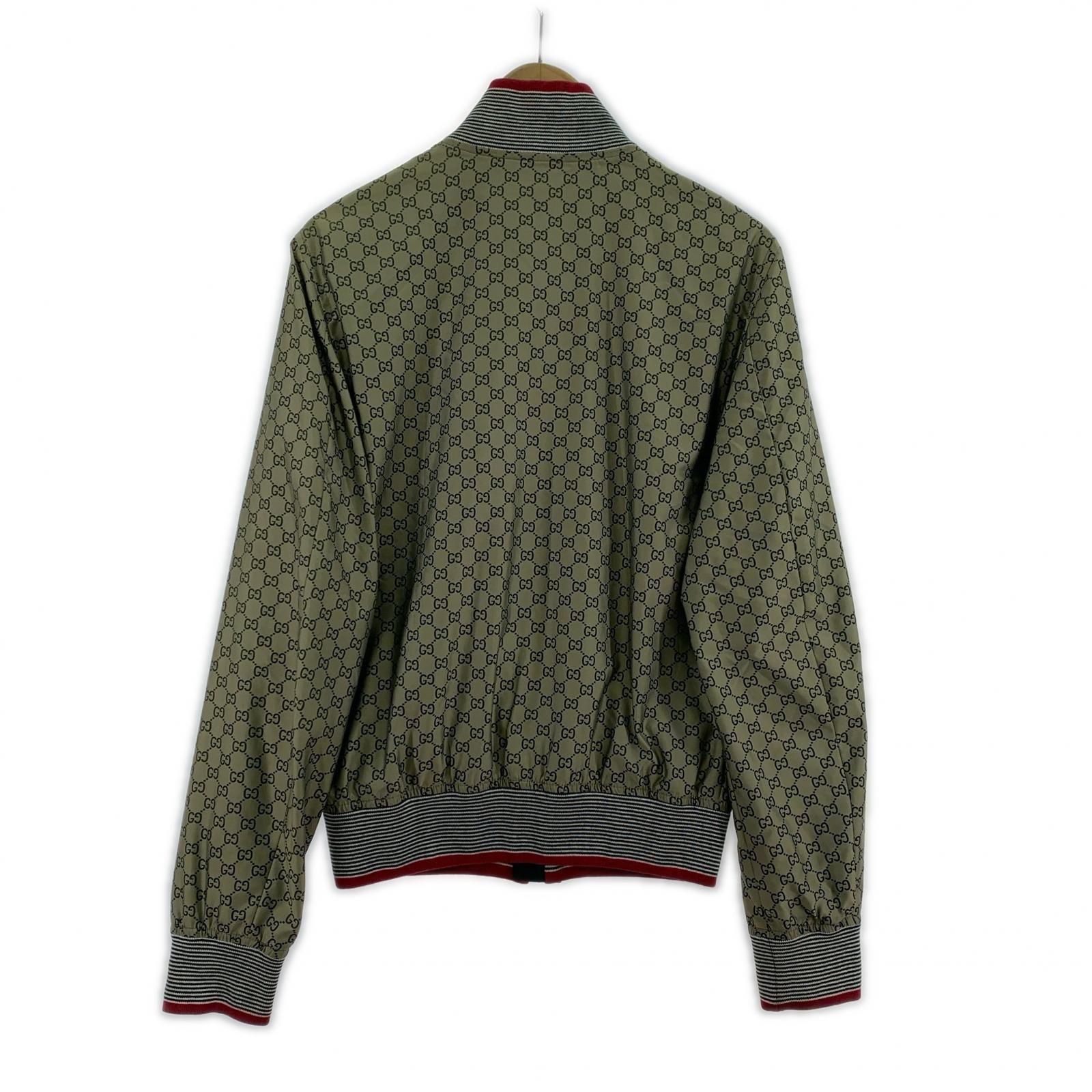 GUCCI GG柄ナイロンジップアップJKT 44