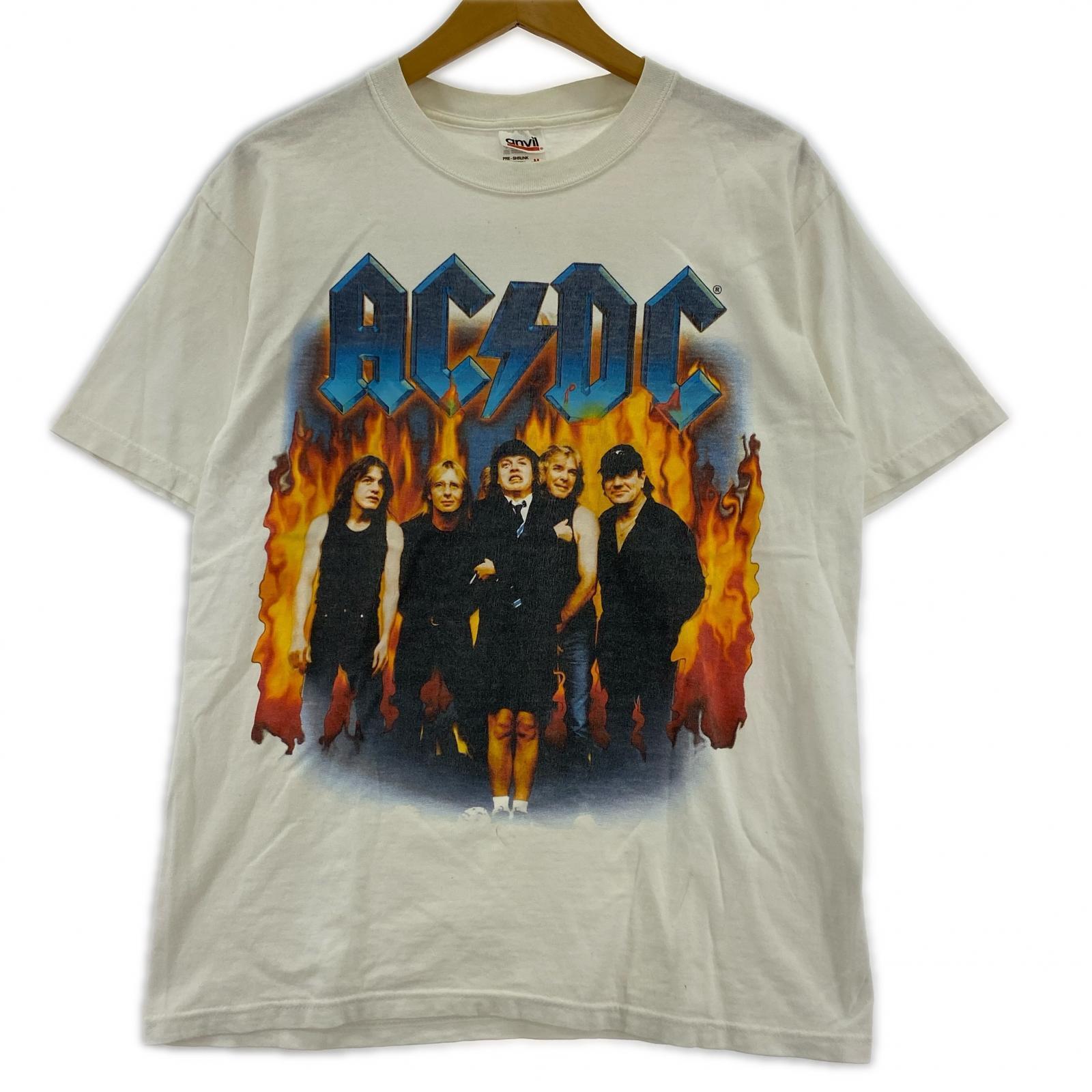 半袖Tシャツ AC DC band Tee M ホワイト