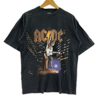 半袖Tシャツ AC DC band tee S ブラック