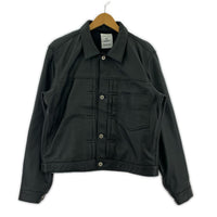 レザージャケット Salt&Pepper LEATHER TRUCKERS (M) M ブラック