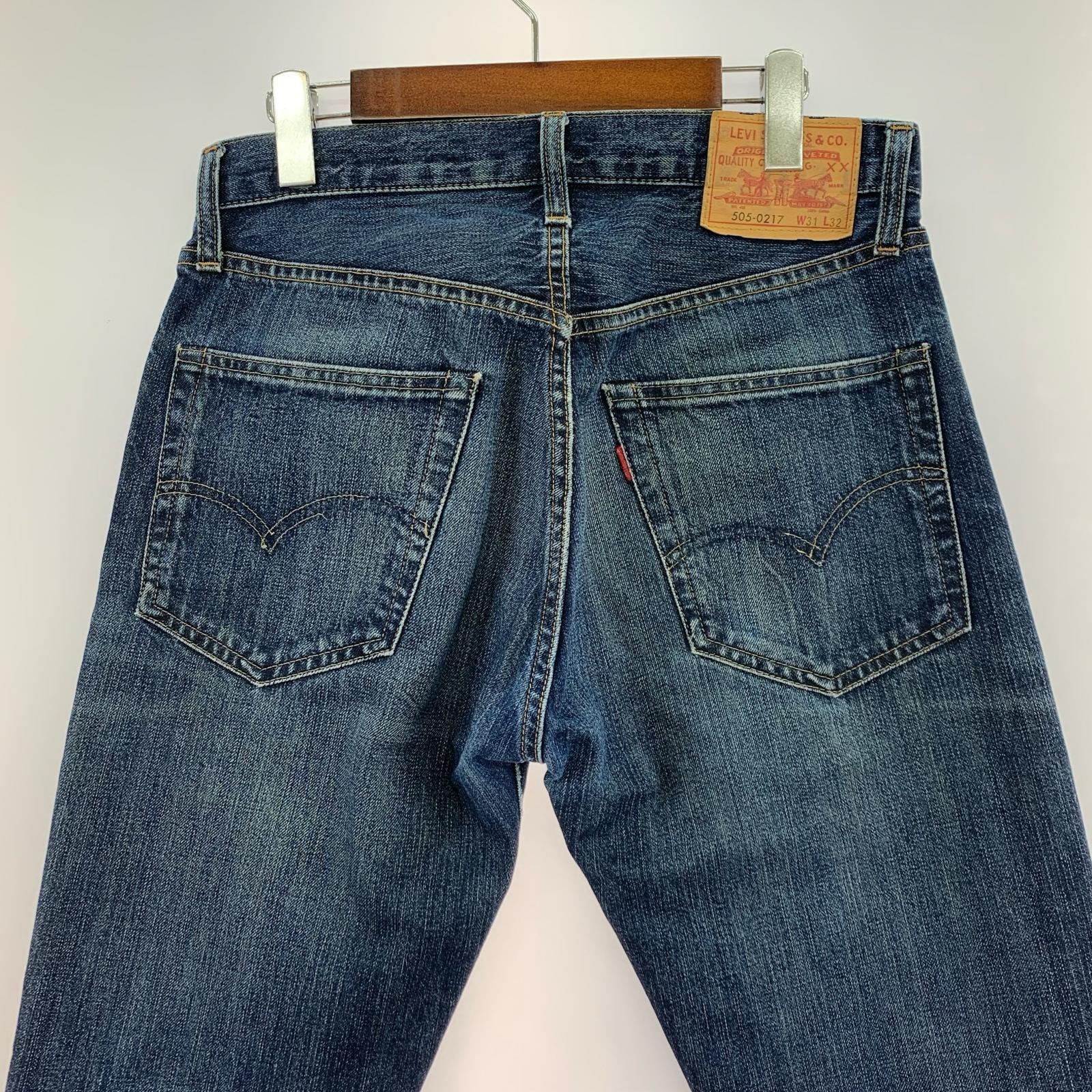 デニムパンツ 505-0217 w31 ブルー