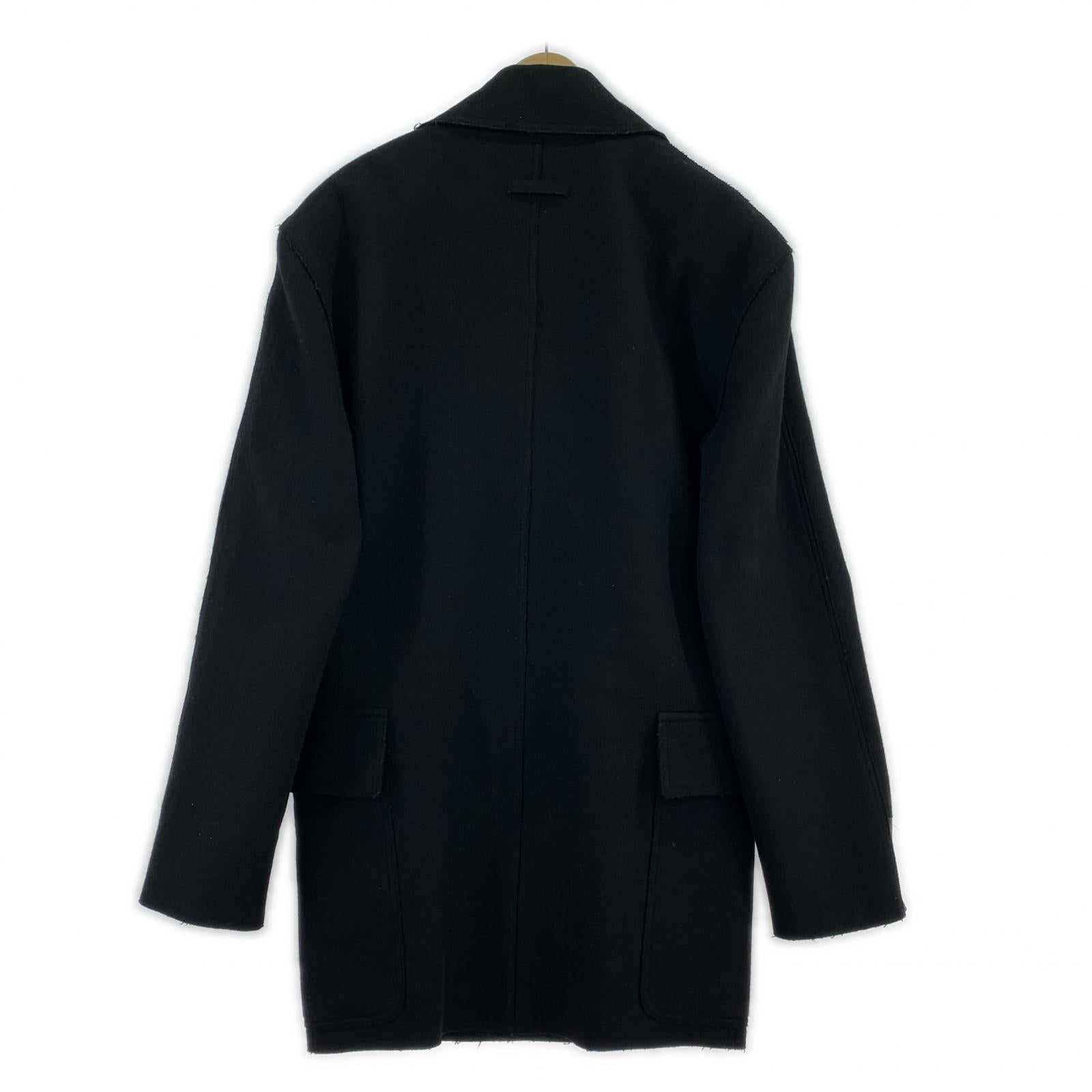 ジャケット HOMME Pコート(48) 48 ブラック