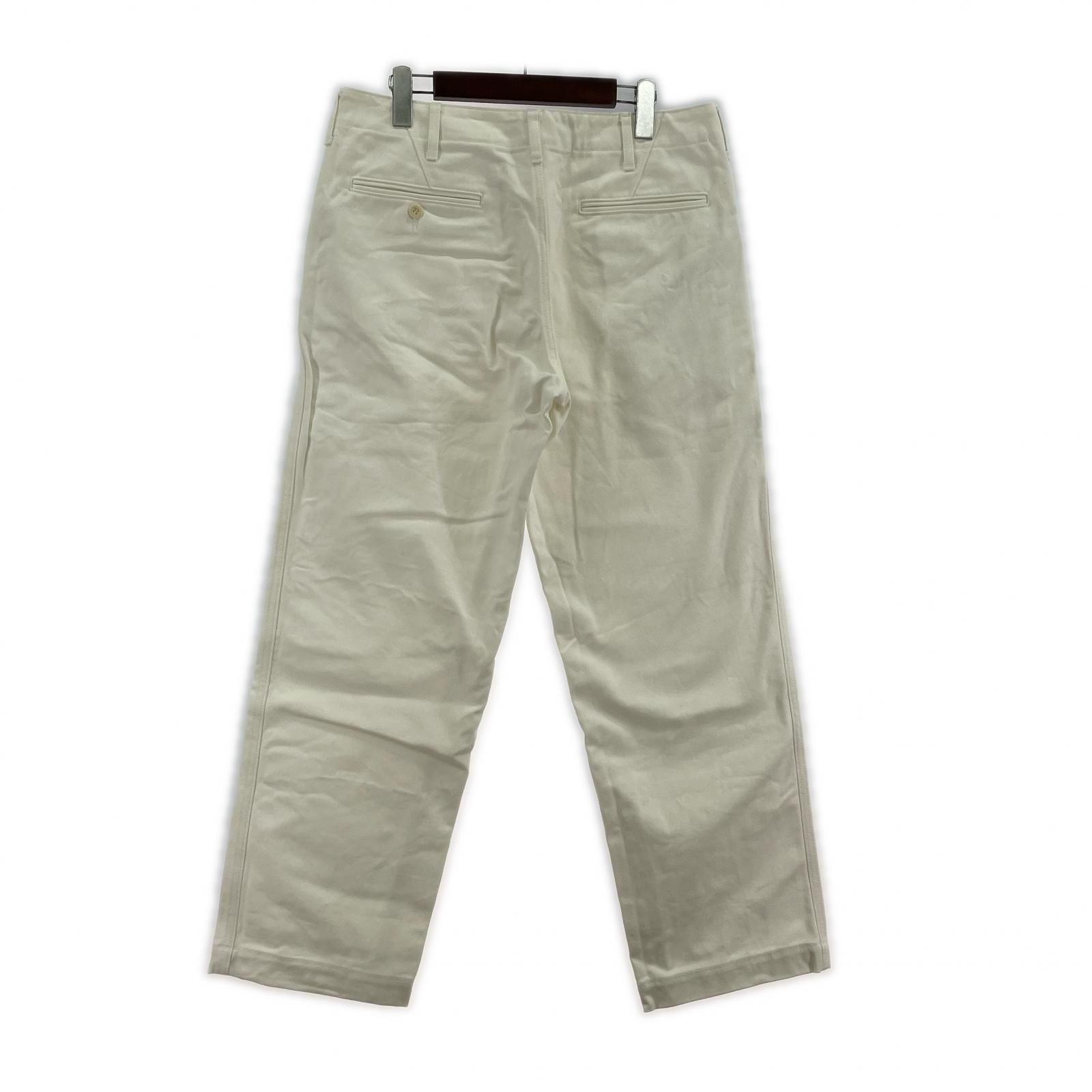 パンツ 25SS コットンツイルワークパンツ M ホワイト M ホワイト