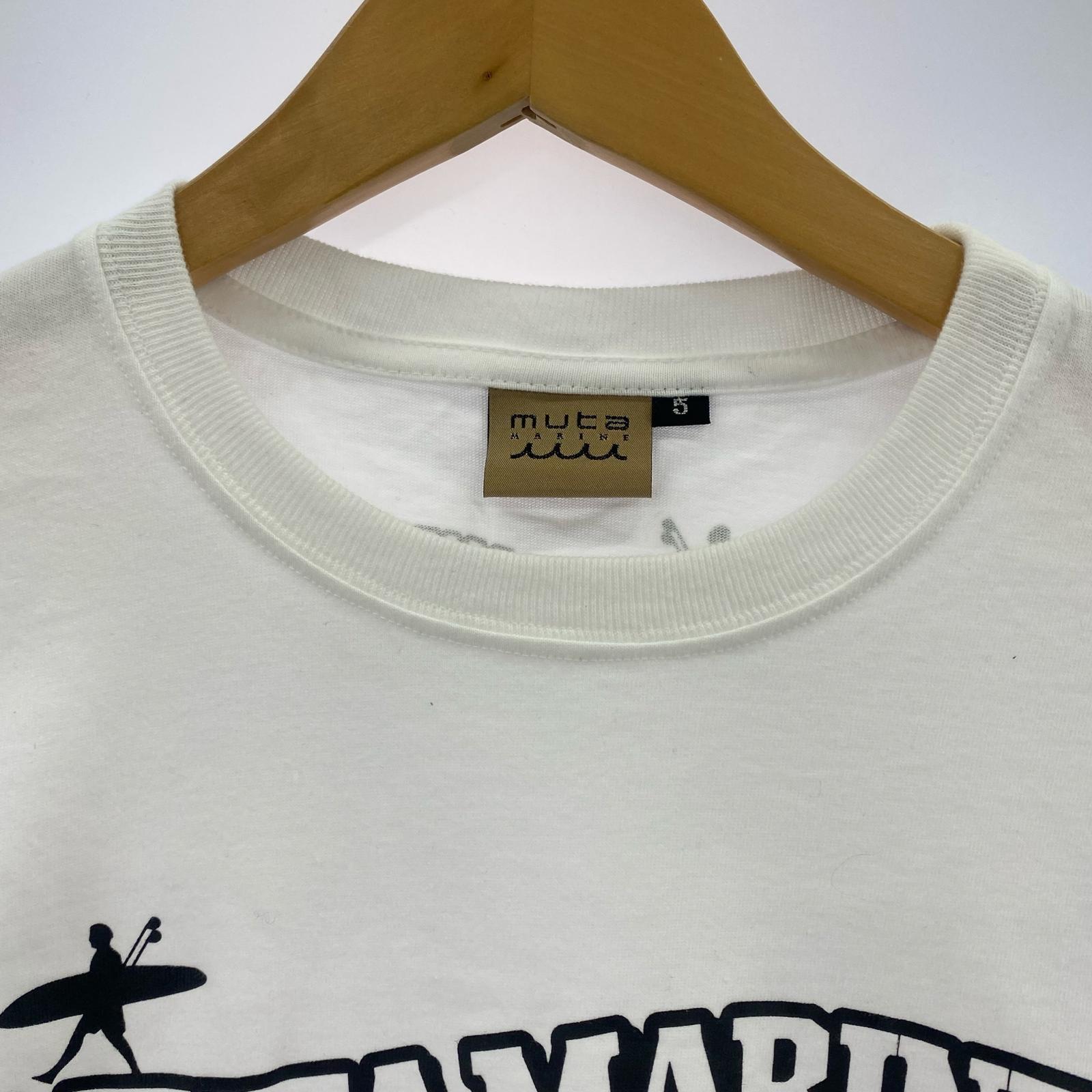 半袖Tシャツ MARINE プリントTee ホワイト 5 ホワイト