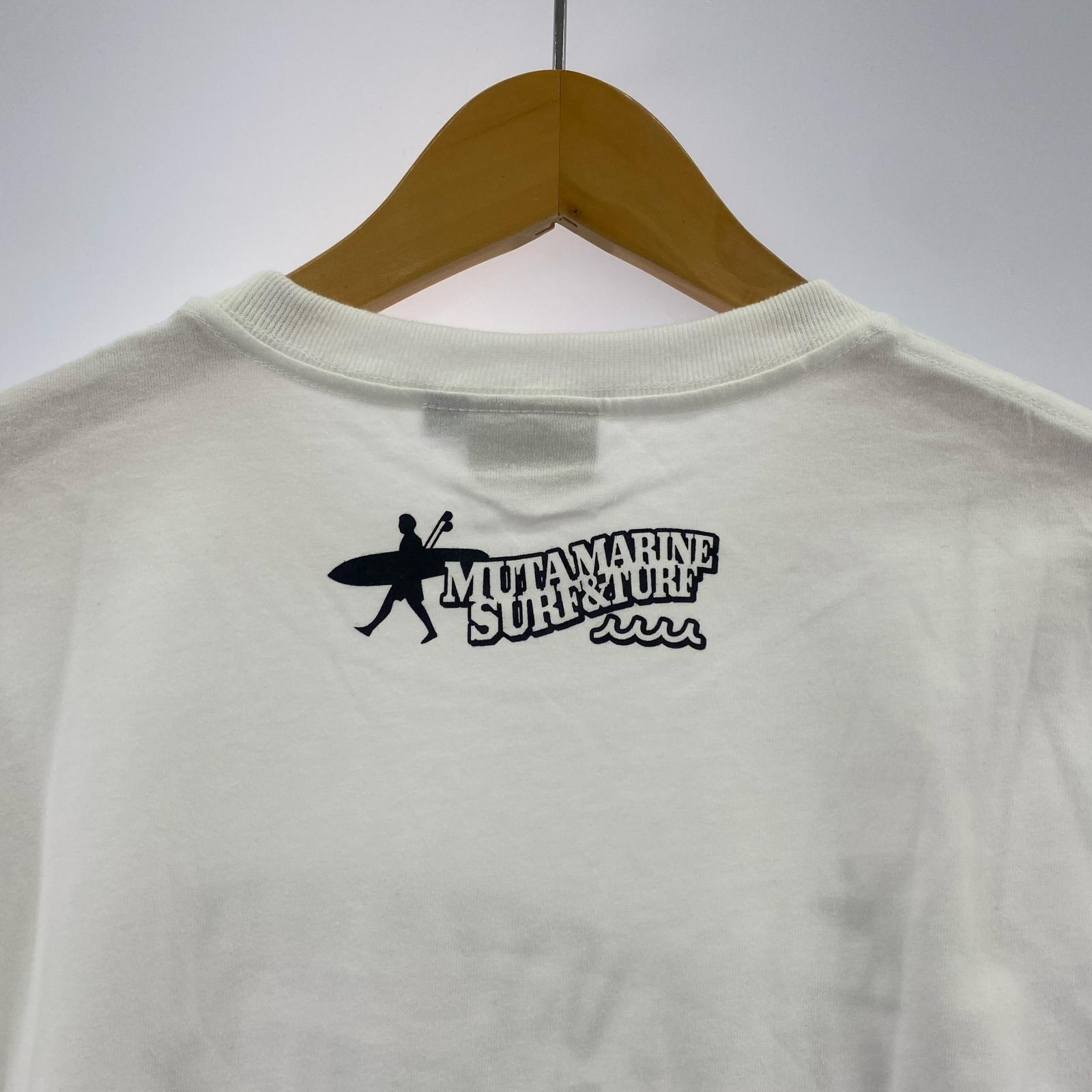 半袖Tシャツ MARINE プリントTee ホワイト 5 ホワイト