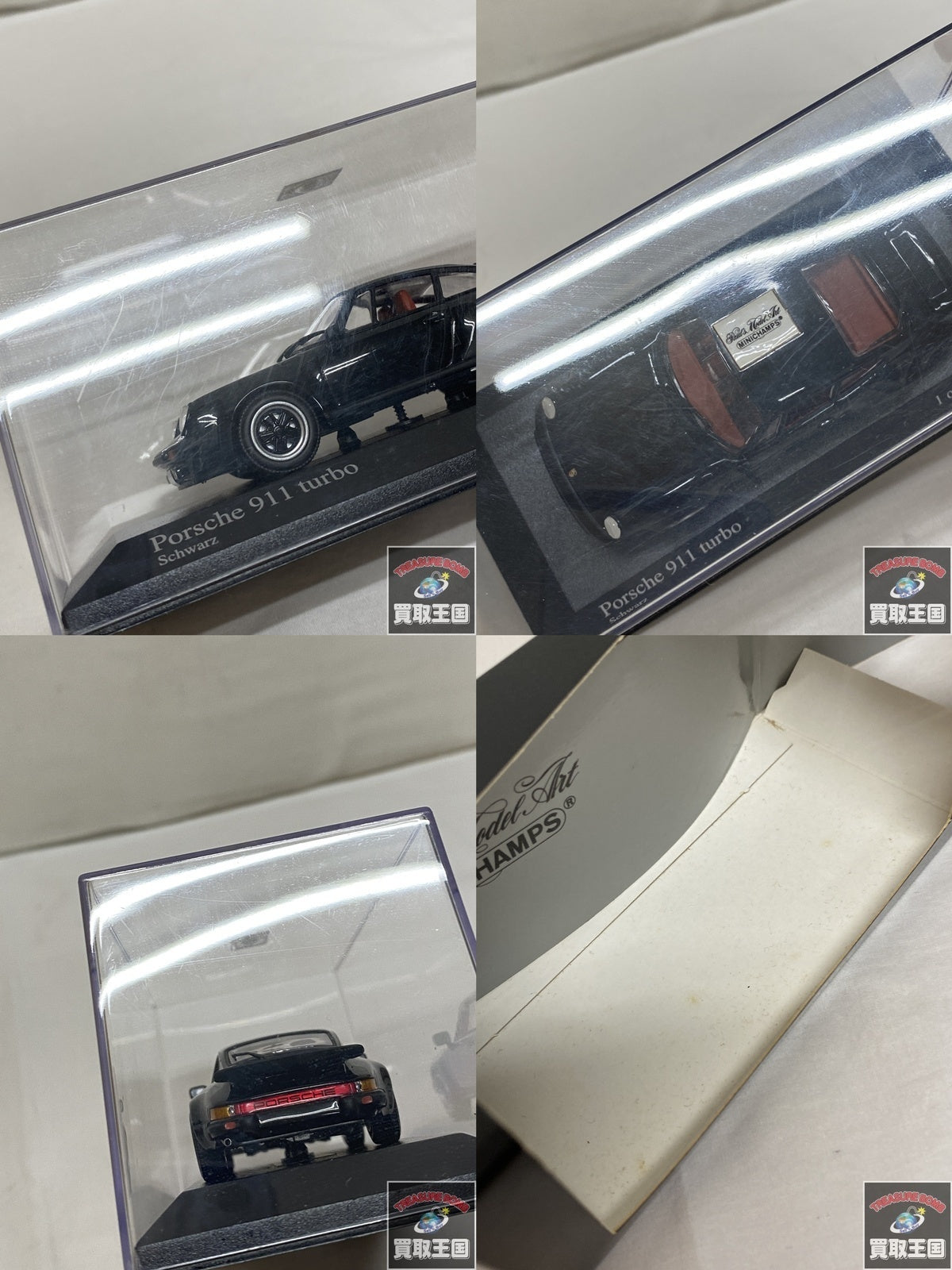 ミニチャンプス porsche 911 turbo スケールカー