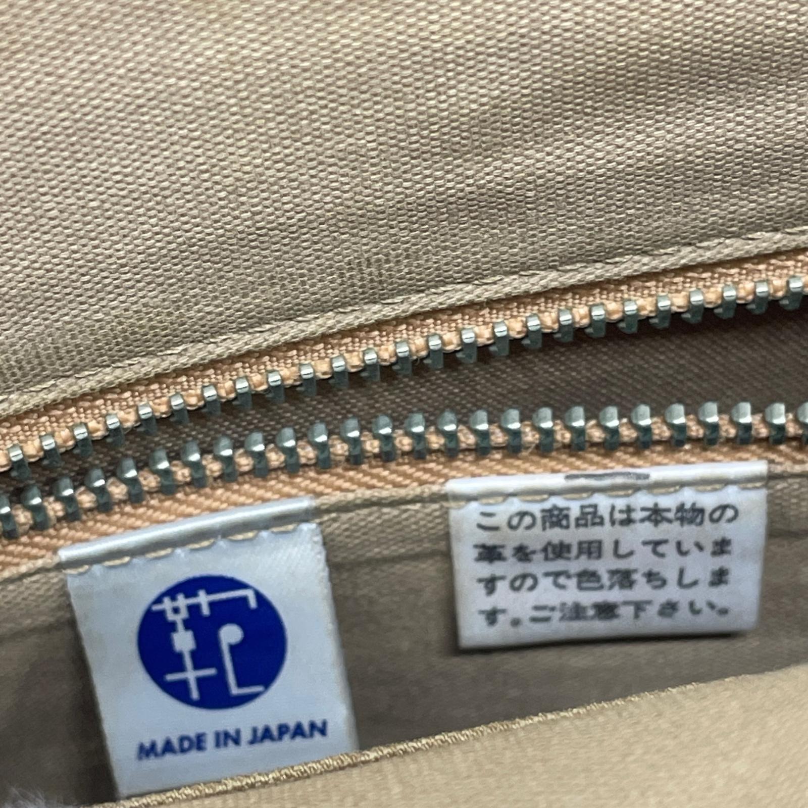 ブリーフケース レザートート/ブラウン