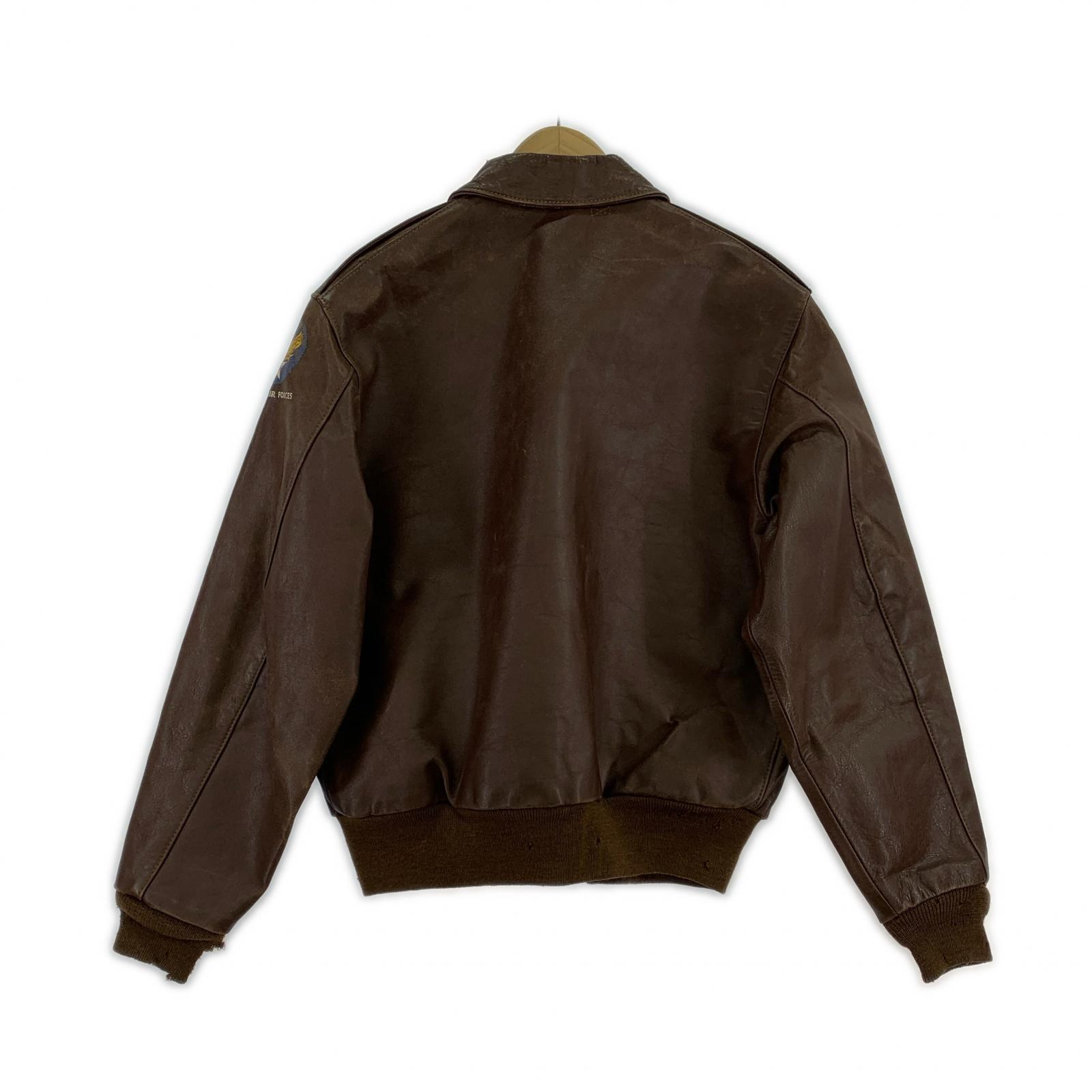 レザージャケット EASTMAN LEATHER 初期 TYPE A-2 (38) 38 ブラウン