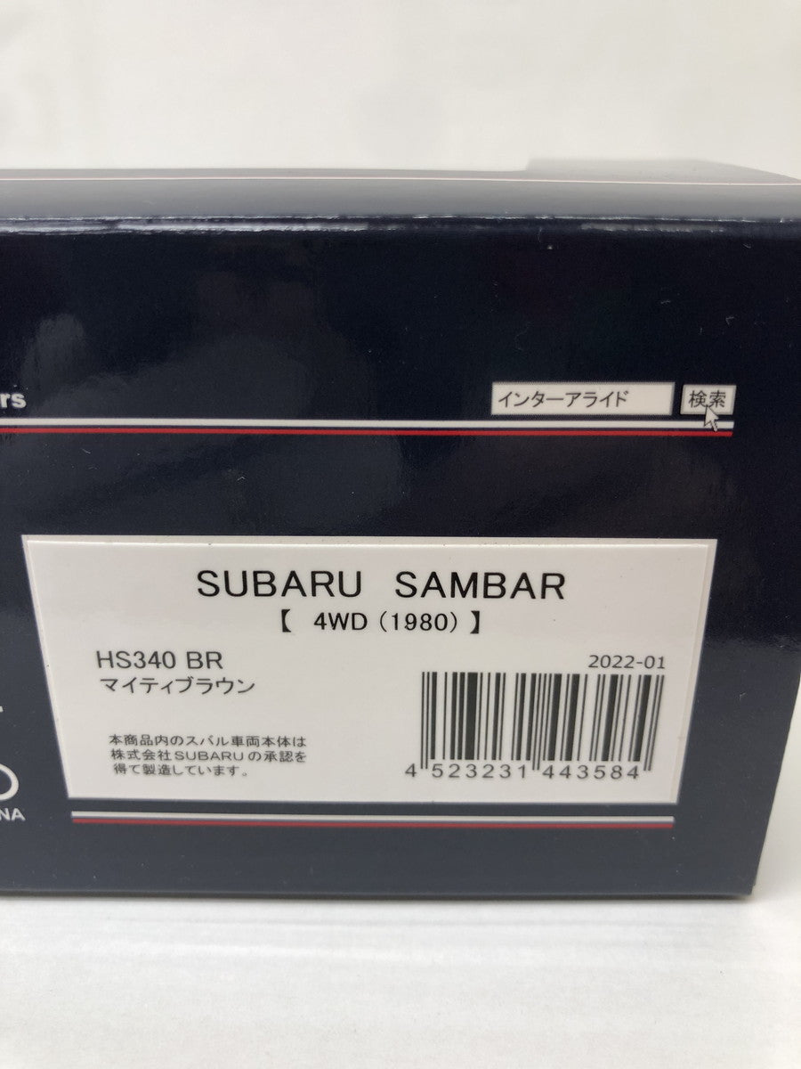 1/43 SUBARU SAMBAR 4WD 1980 スケールカー