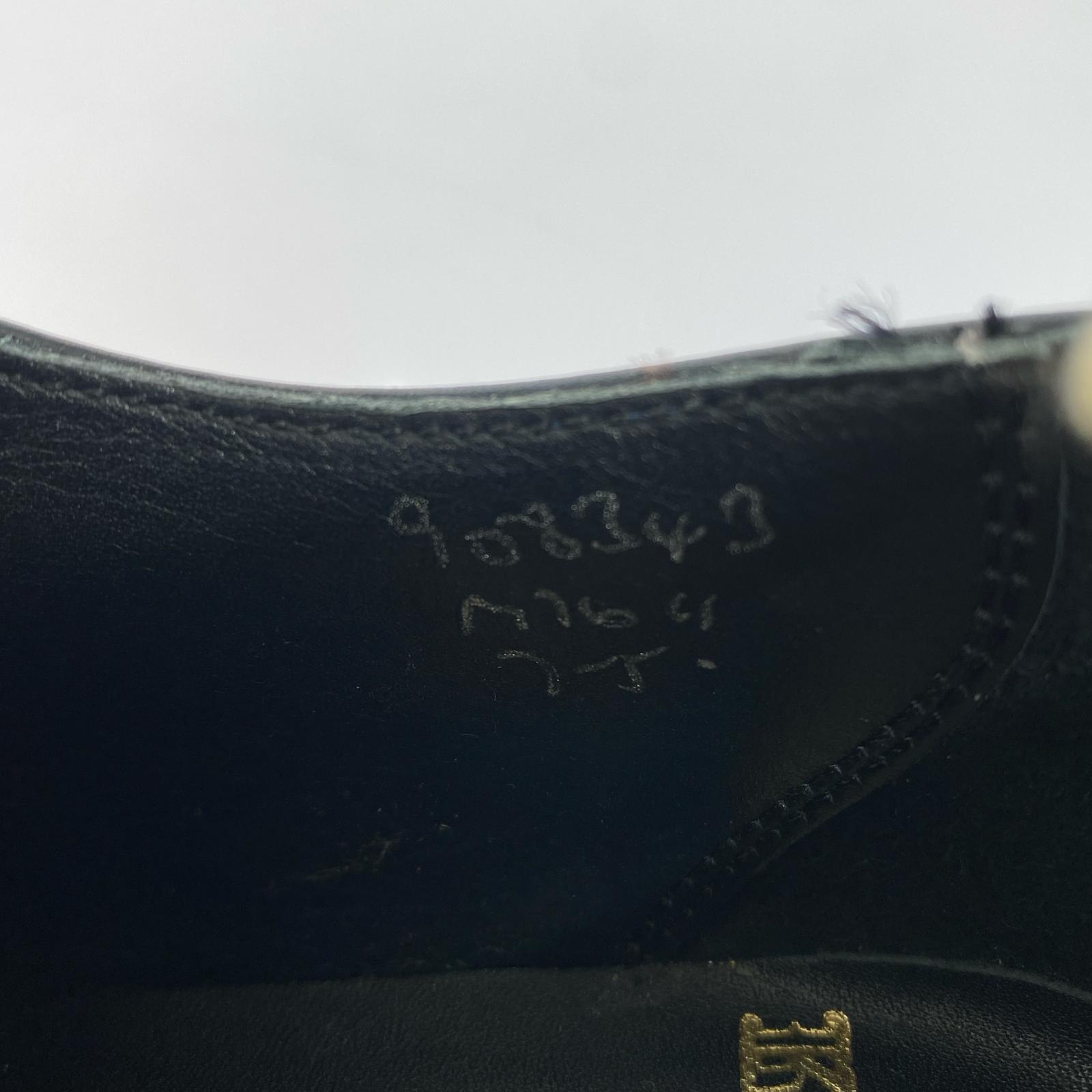 シューズ ×Tricker's モンクストラップラバーソール 7 ネイビー