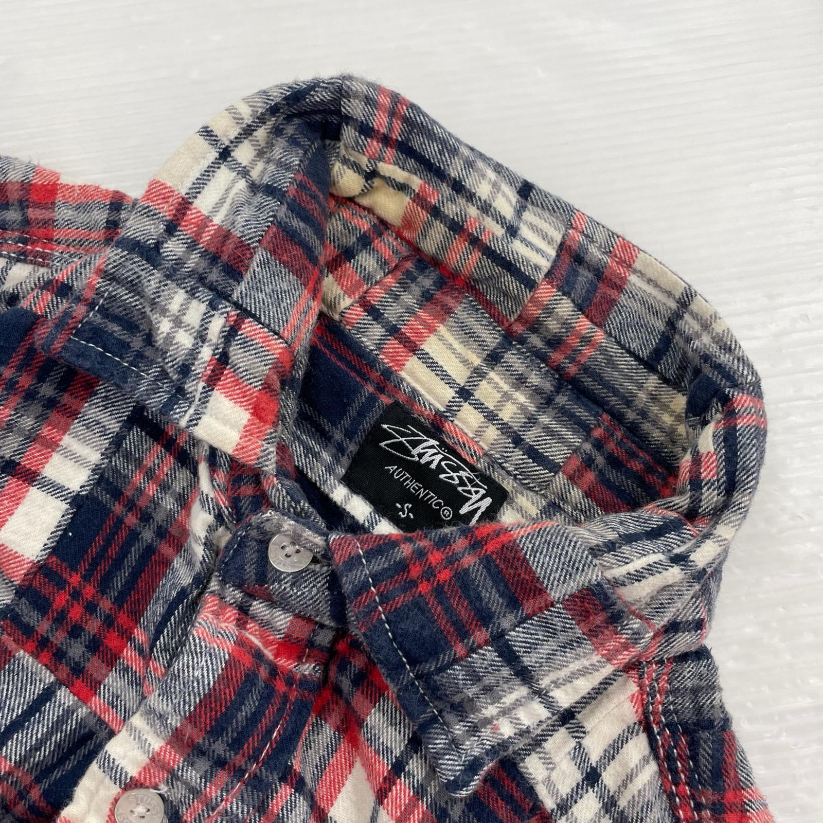 長袖シャツ STUSSY 長袖シャツ※変色有り S レッド