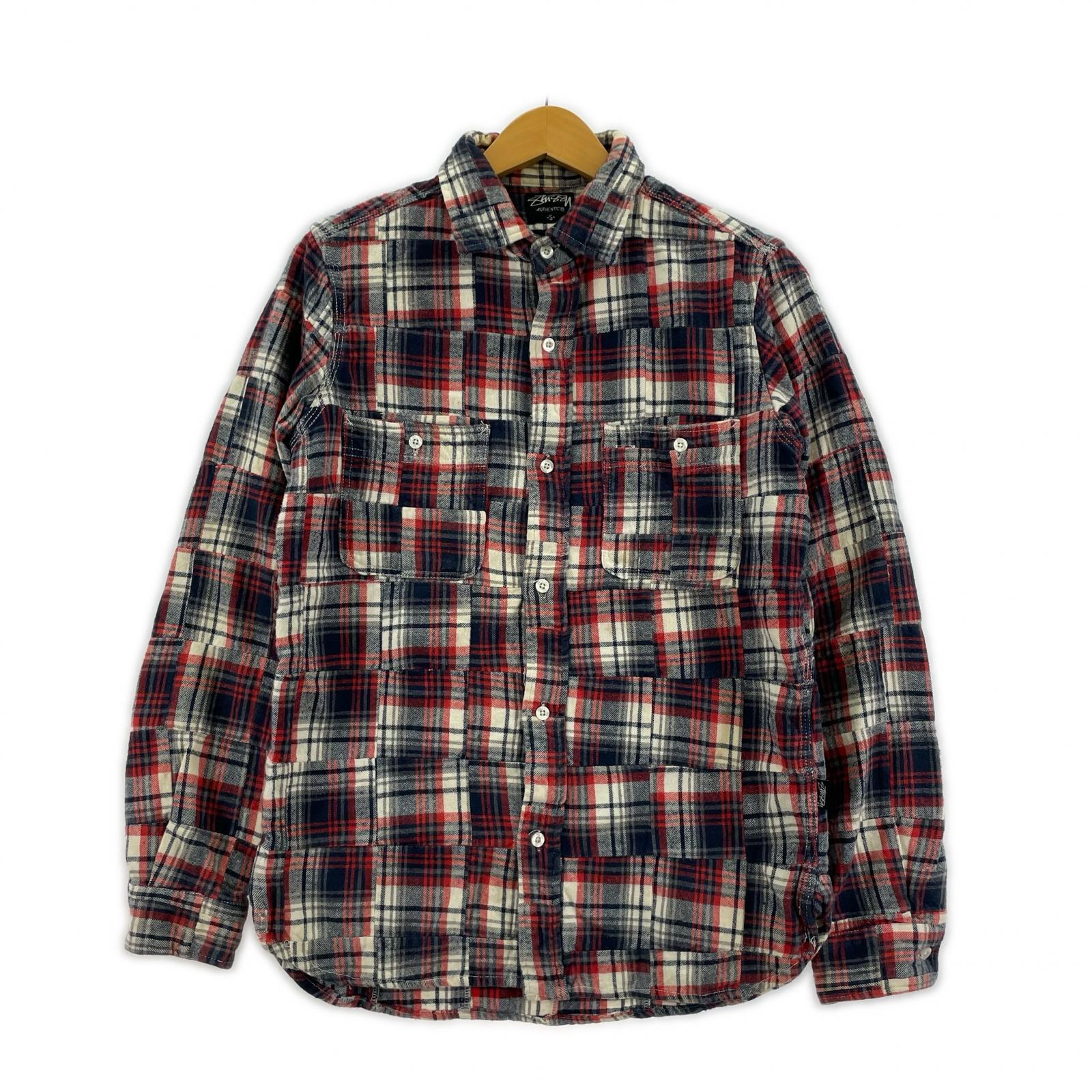 長袖シャツ STUSSY 長袖シャツ※変色有り S レッド