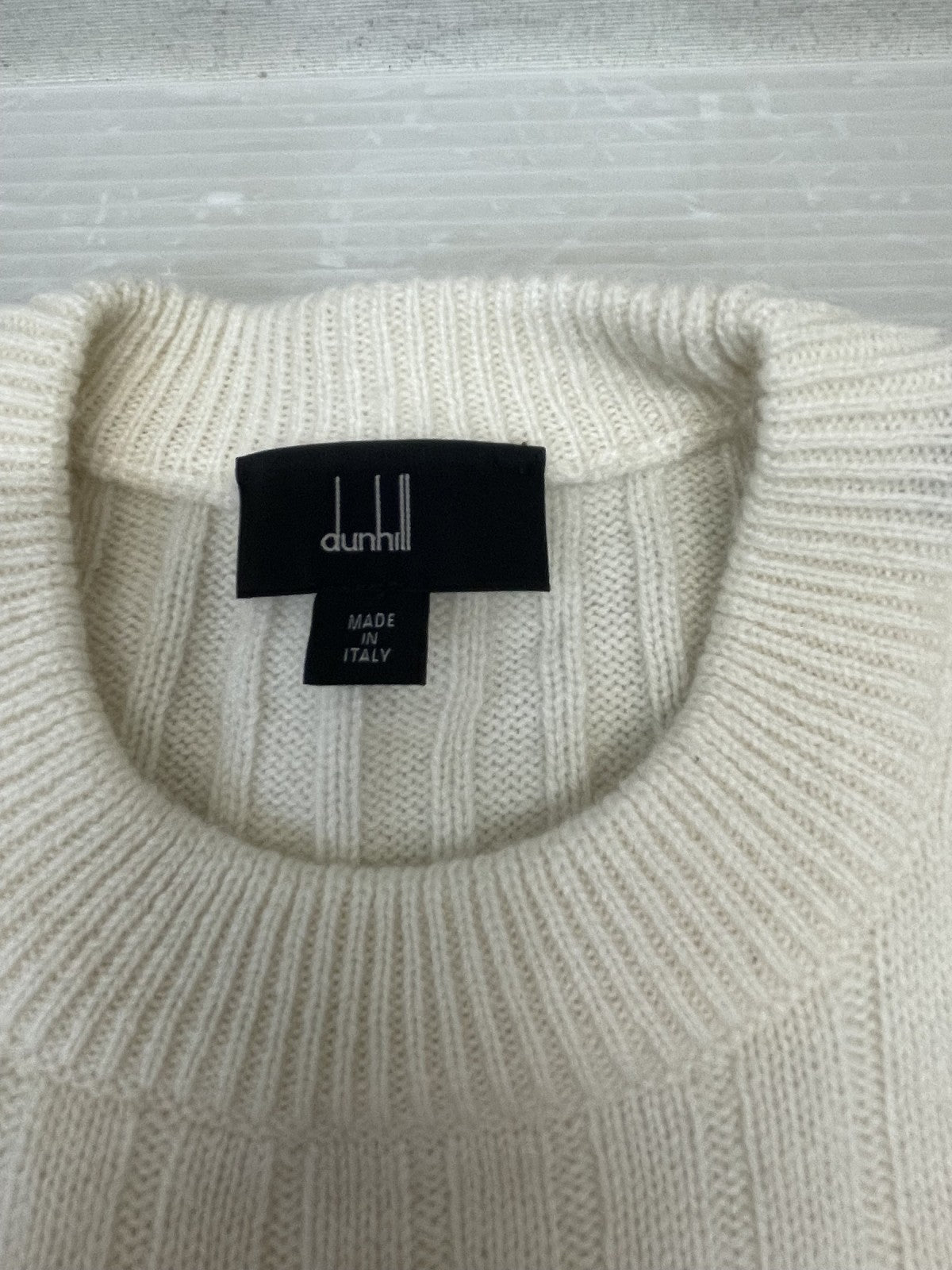dunhill カシミヤニット L アイボリー