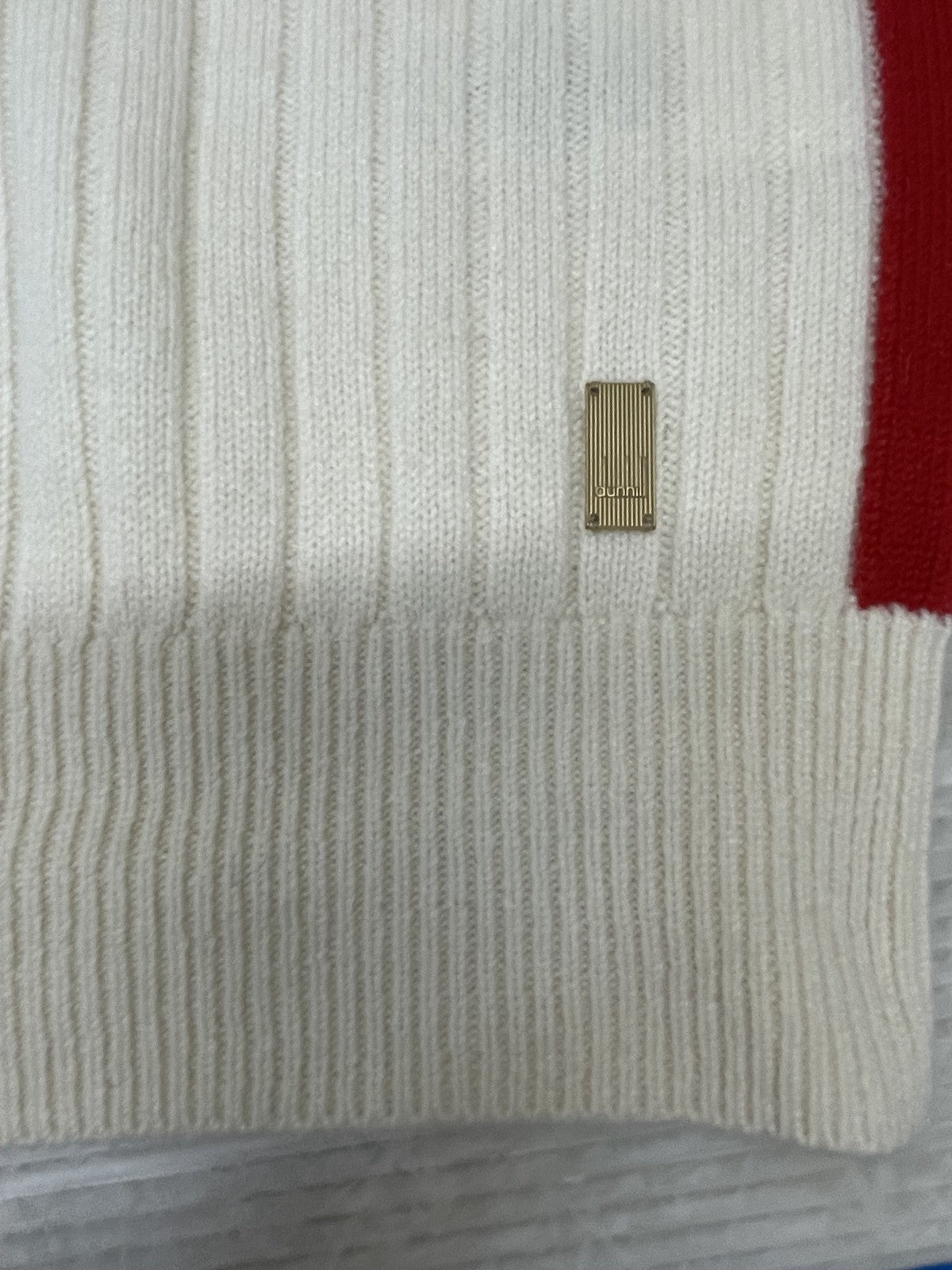 dunhill カシミヤニット L アイボリー