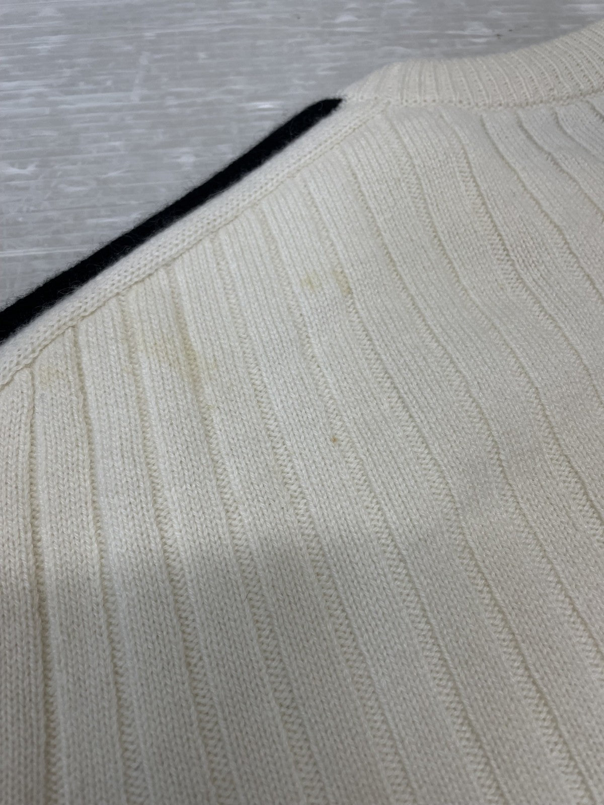 dunhill カシミヤニット L アイボリー