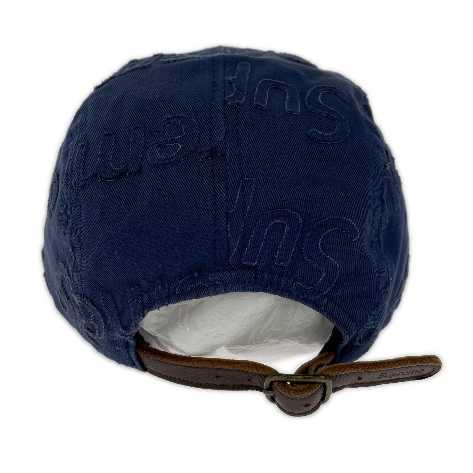 キャップ Supreme 23SS Lasered Twill Camp Cap ブルー
