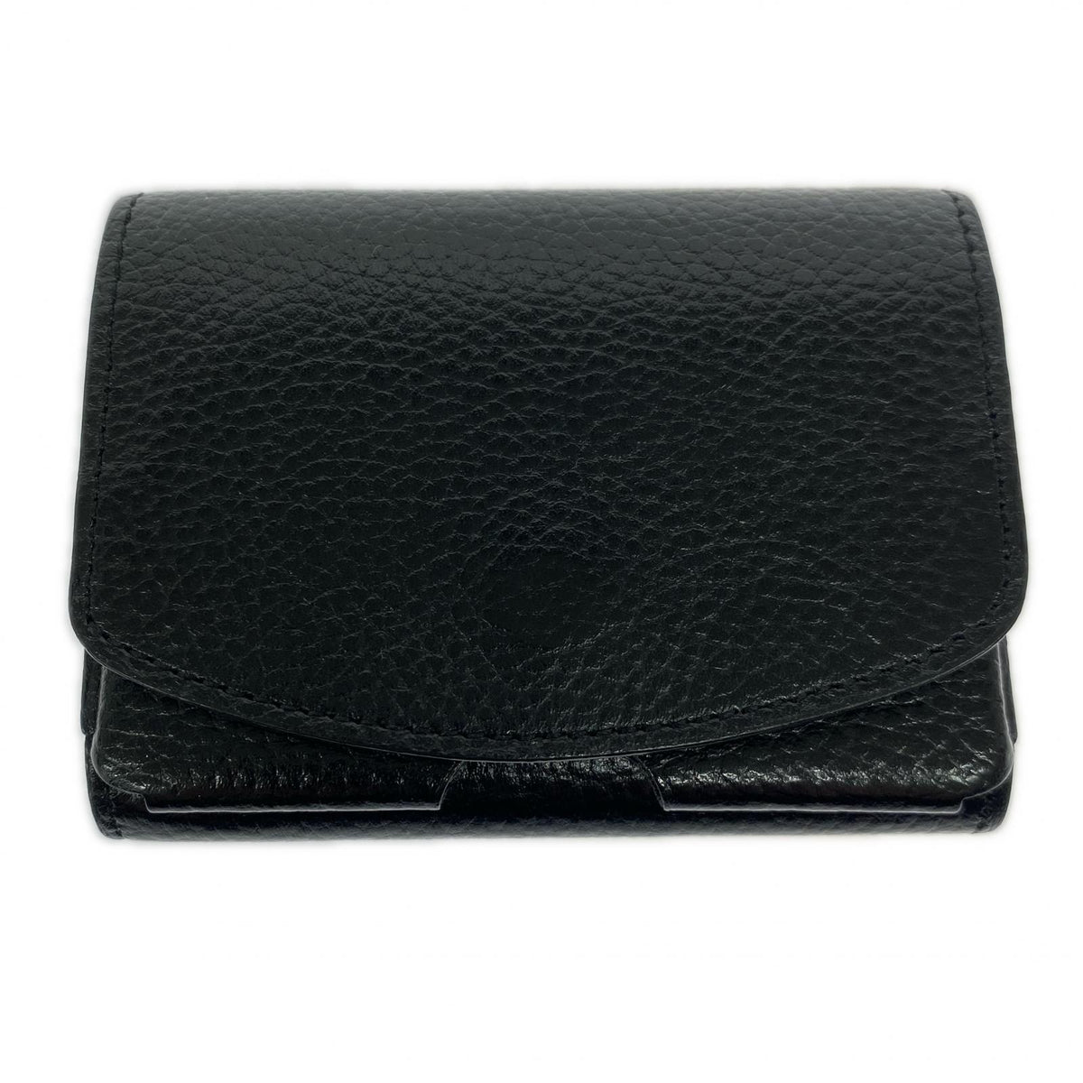 コンパクトウォレット Maison Sbond 黒 ブラック