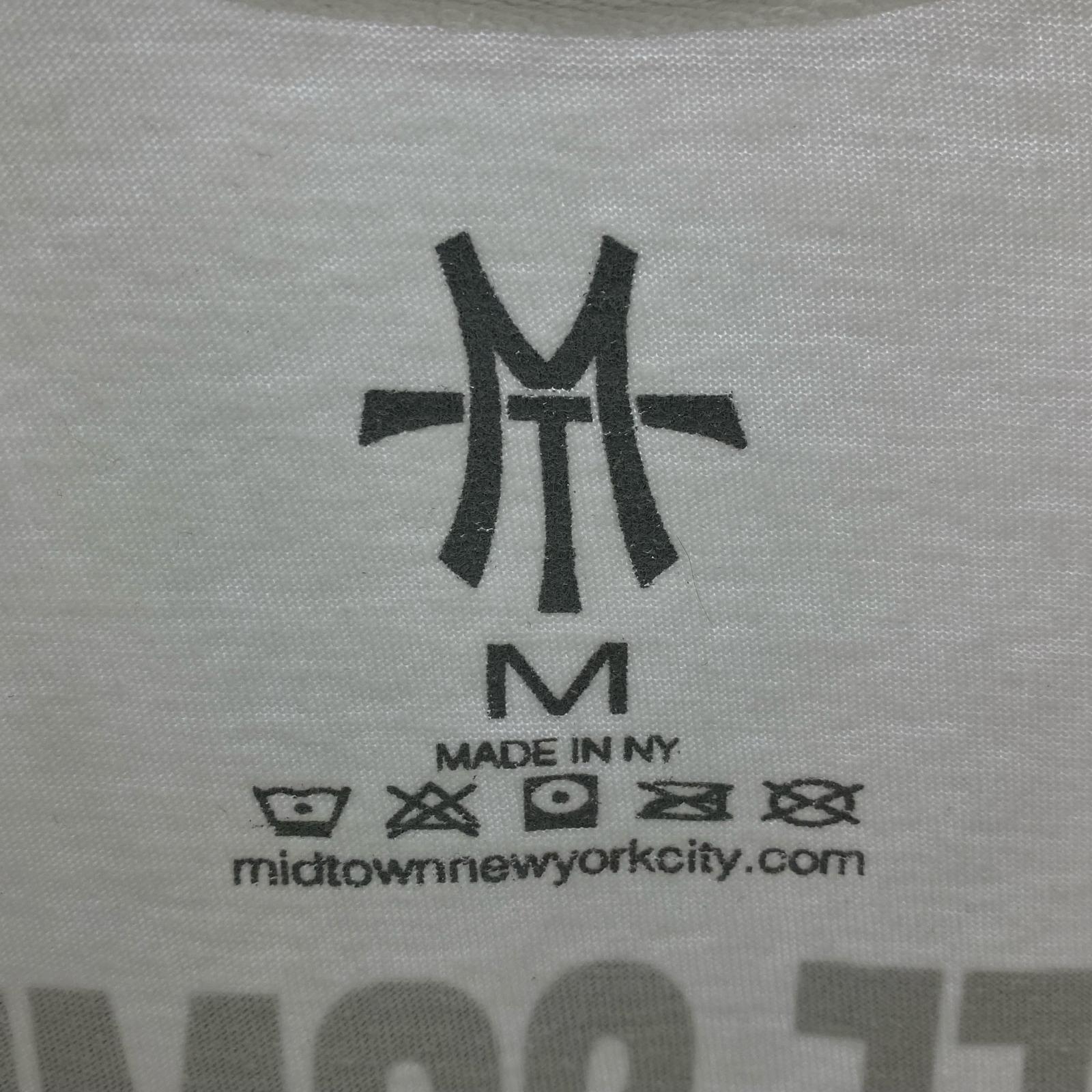 半袖Tシャツ mid town newyork 白 M ホワイト