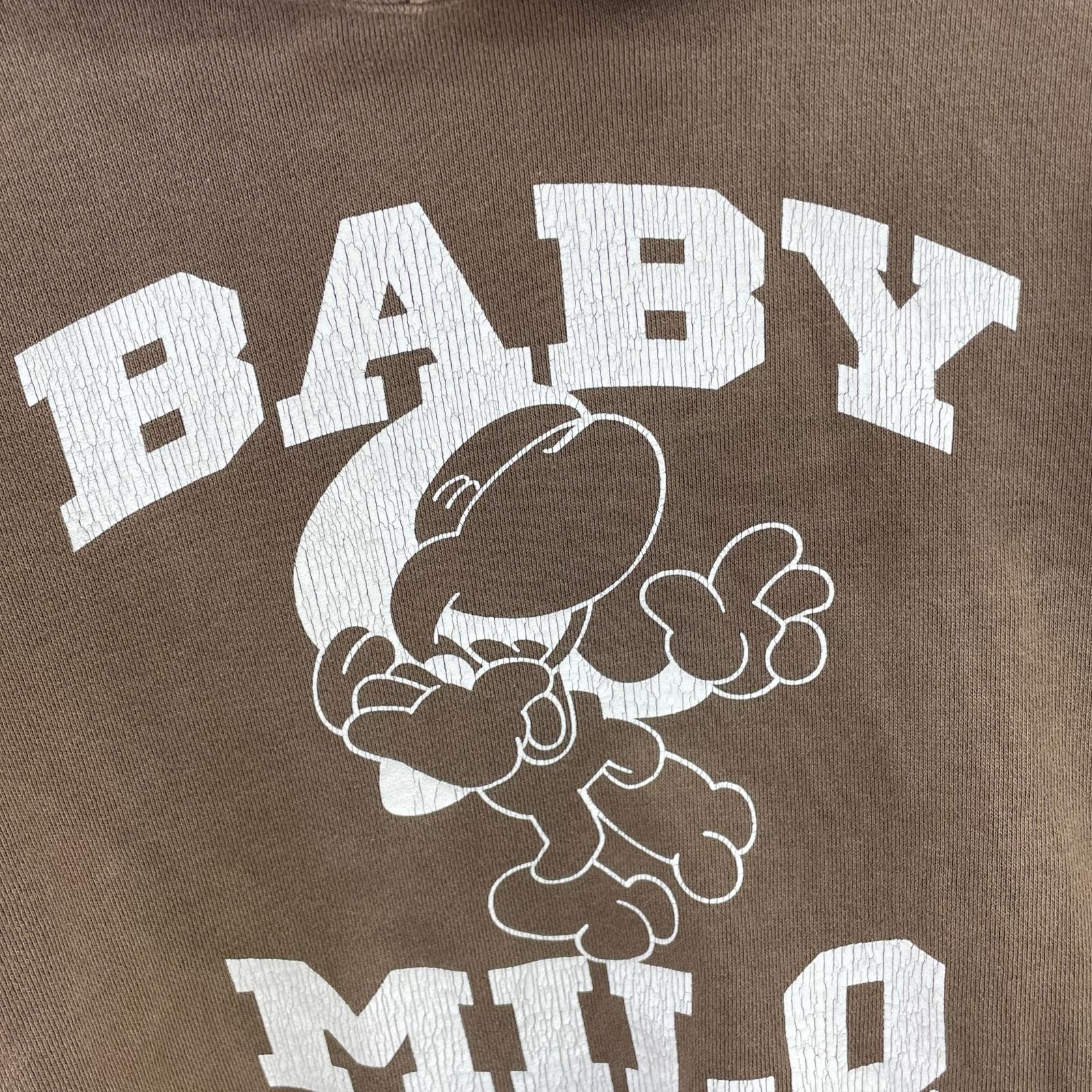 パーカー 初期 BABY MILO 茶 M ブラウン