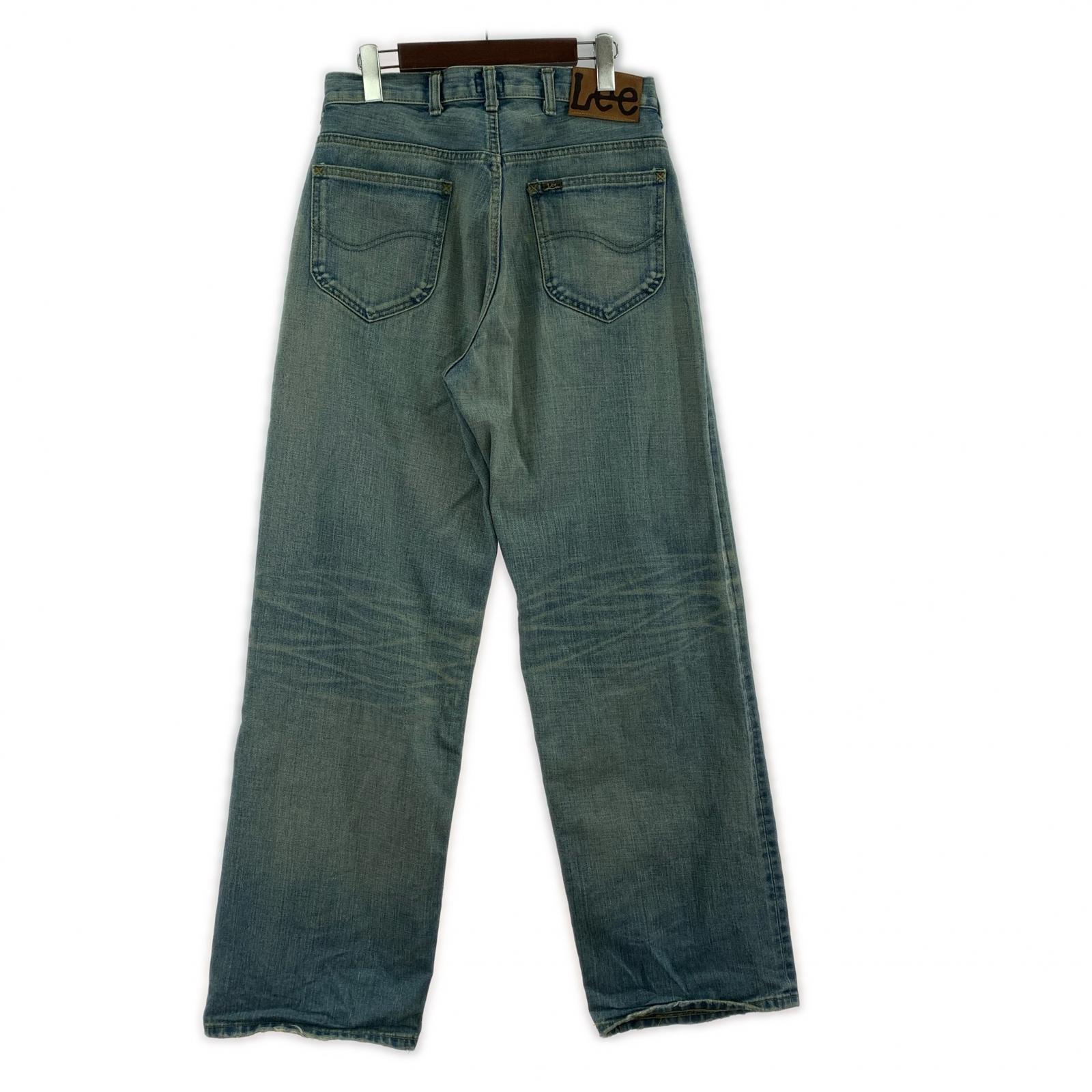 デニムパンツ ×BEAMS 101 Clush Light Usedバギーパンツ 30 ブルー