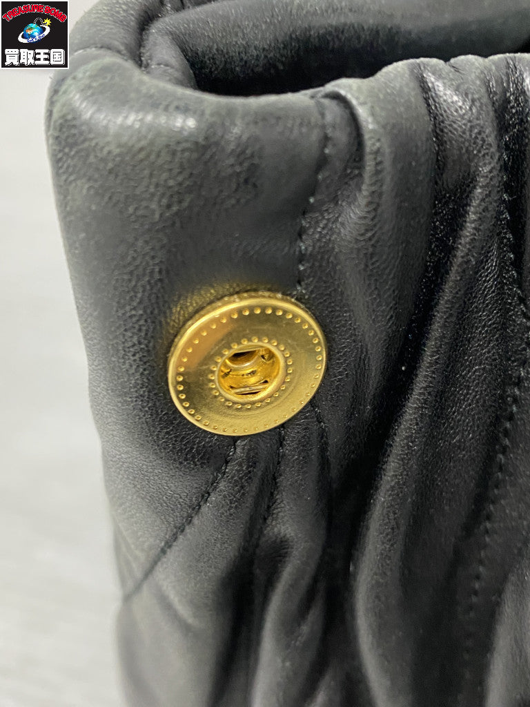 Miu Miu マテラッセ ハンドバック 黒