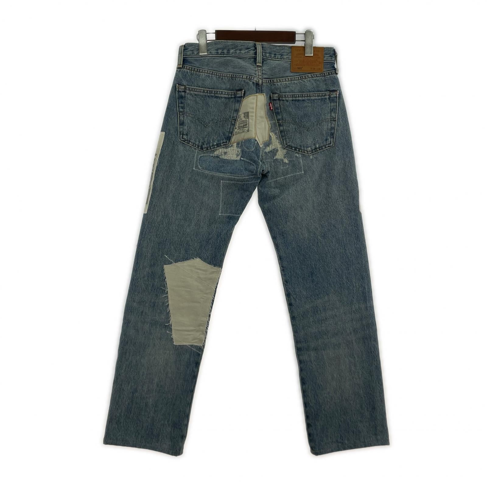 デニムパンツ 501-3661 リメイク 加工 インディゴ (30) 30 ブルー
