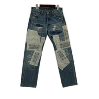 デニムパンツ 501-3661 リメイク 加工 インディゴ (30) 30 ブルー