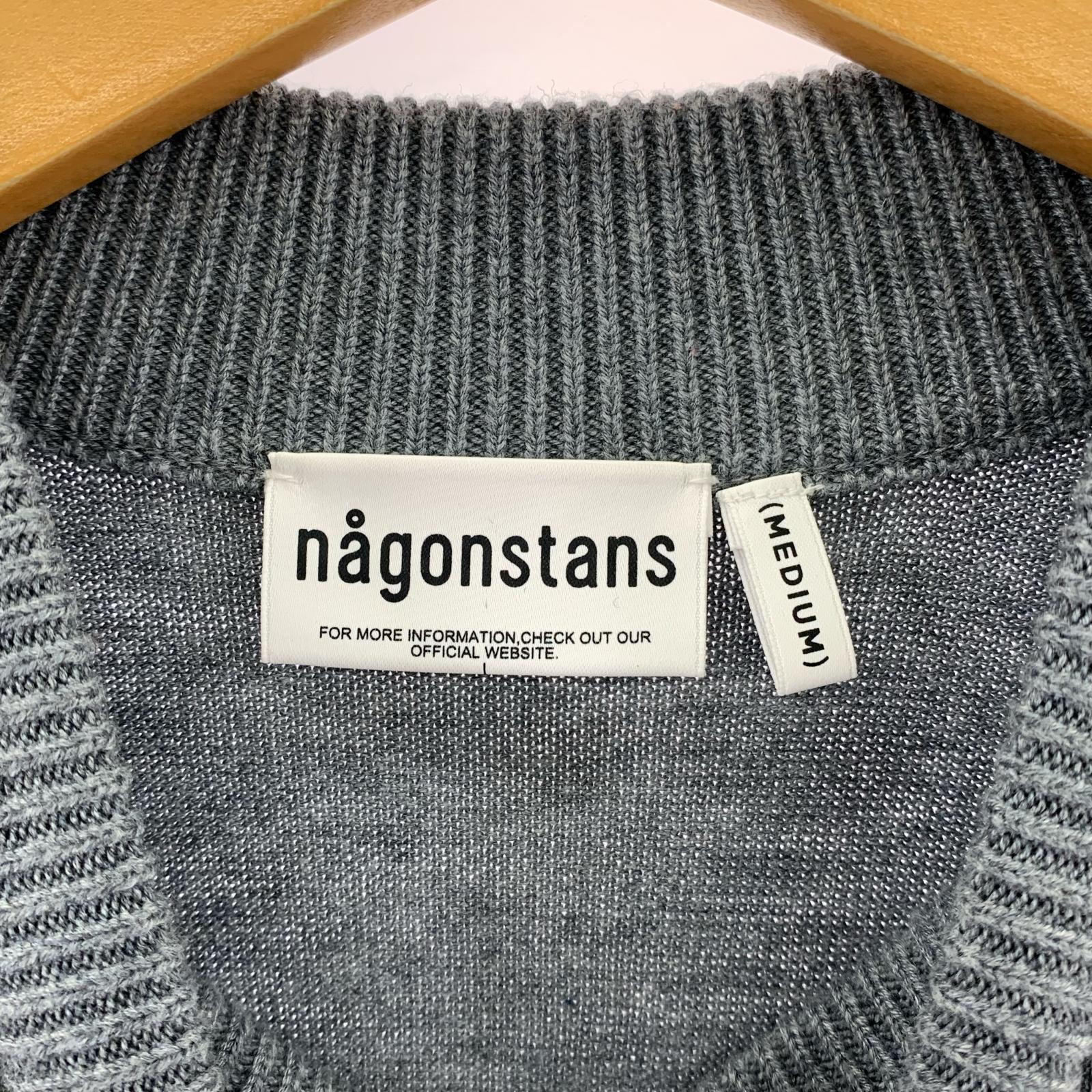 ニット nagonstans 24AW a-line pullover M グレー M グレー