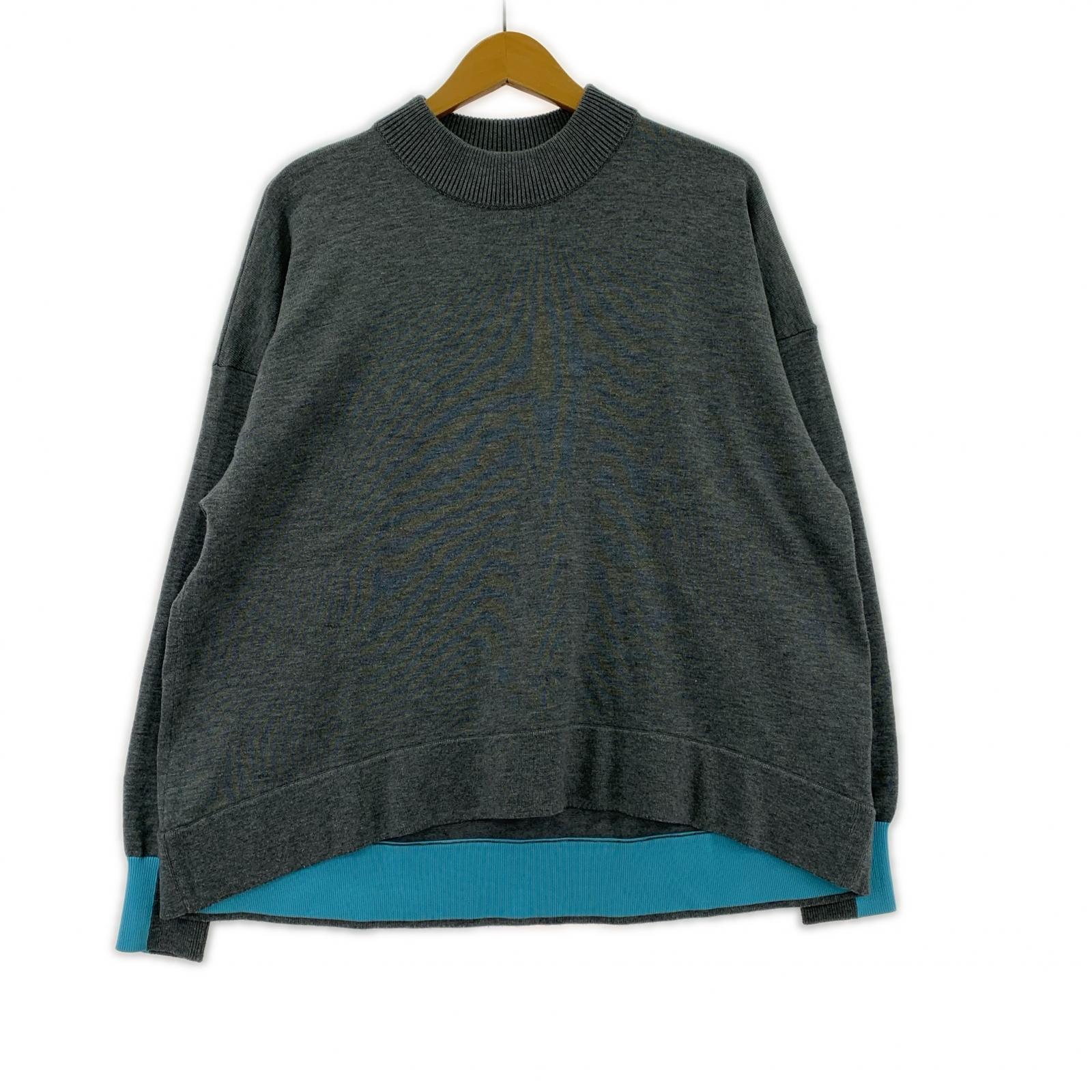 ニット nagonstans 24AW a-line pullover M グレー M グレー