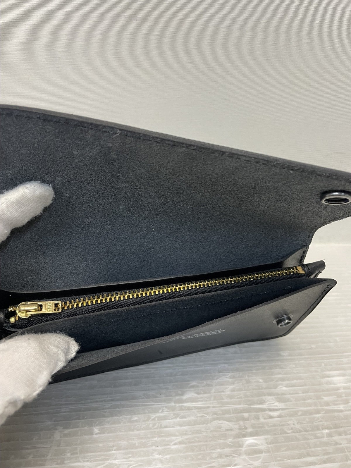 長財布 HTC TYPE-1 BIKER WALLET W/CHAIN ブラック