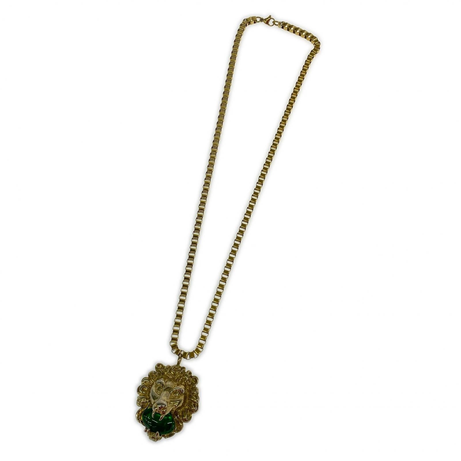 GUCCI ネックレス ライオンヘッド