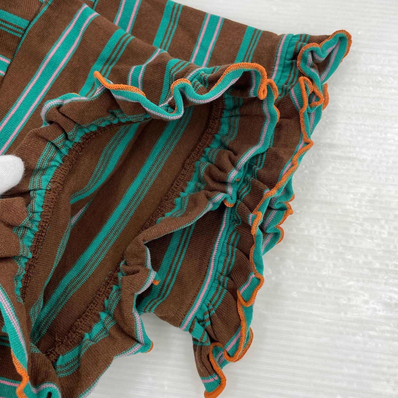 チュニック HELLO.SANFRANCISCO ロゴ刺繍ラガーシャツチュニック フリー ブラウン