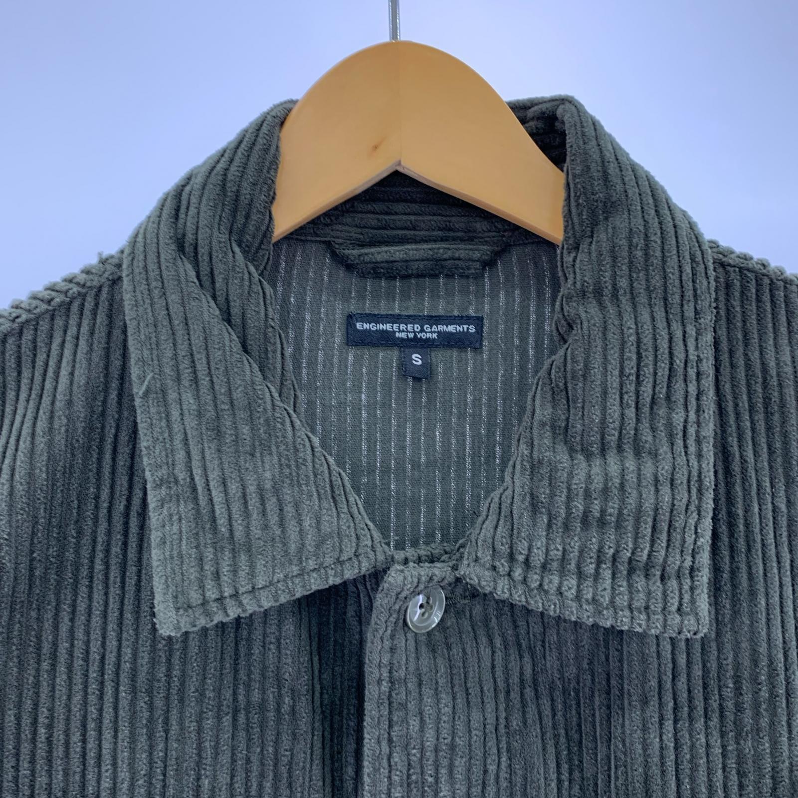 その他アウター Engineered Garments Suffolk Shirt Jacket S S グリーン