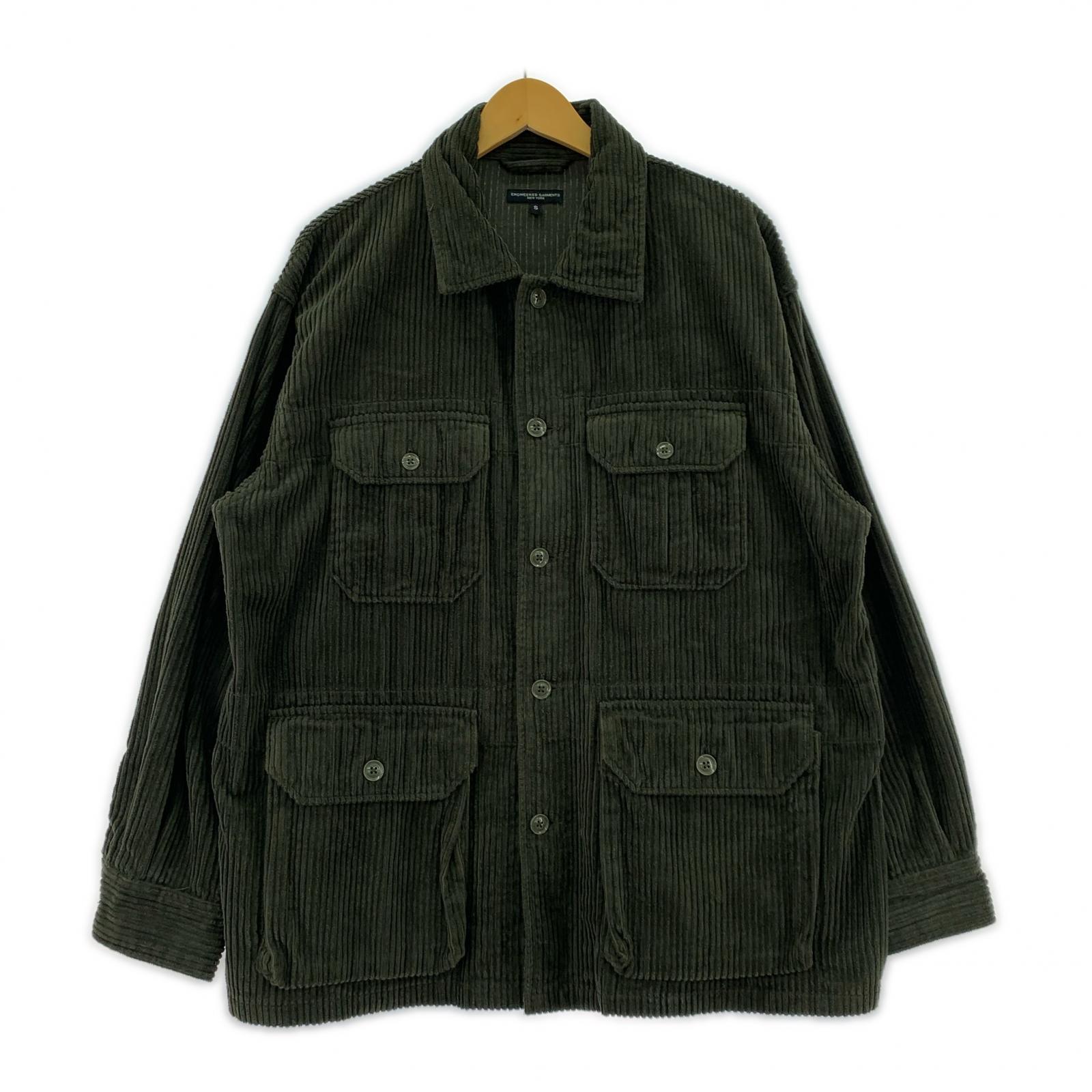 その他アウター Engineered Garments Suffolk Shirt Jacket S S グリーン