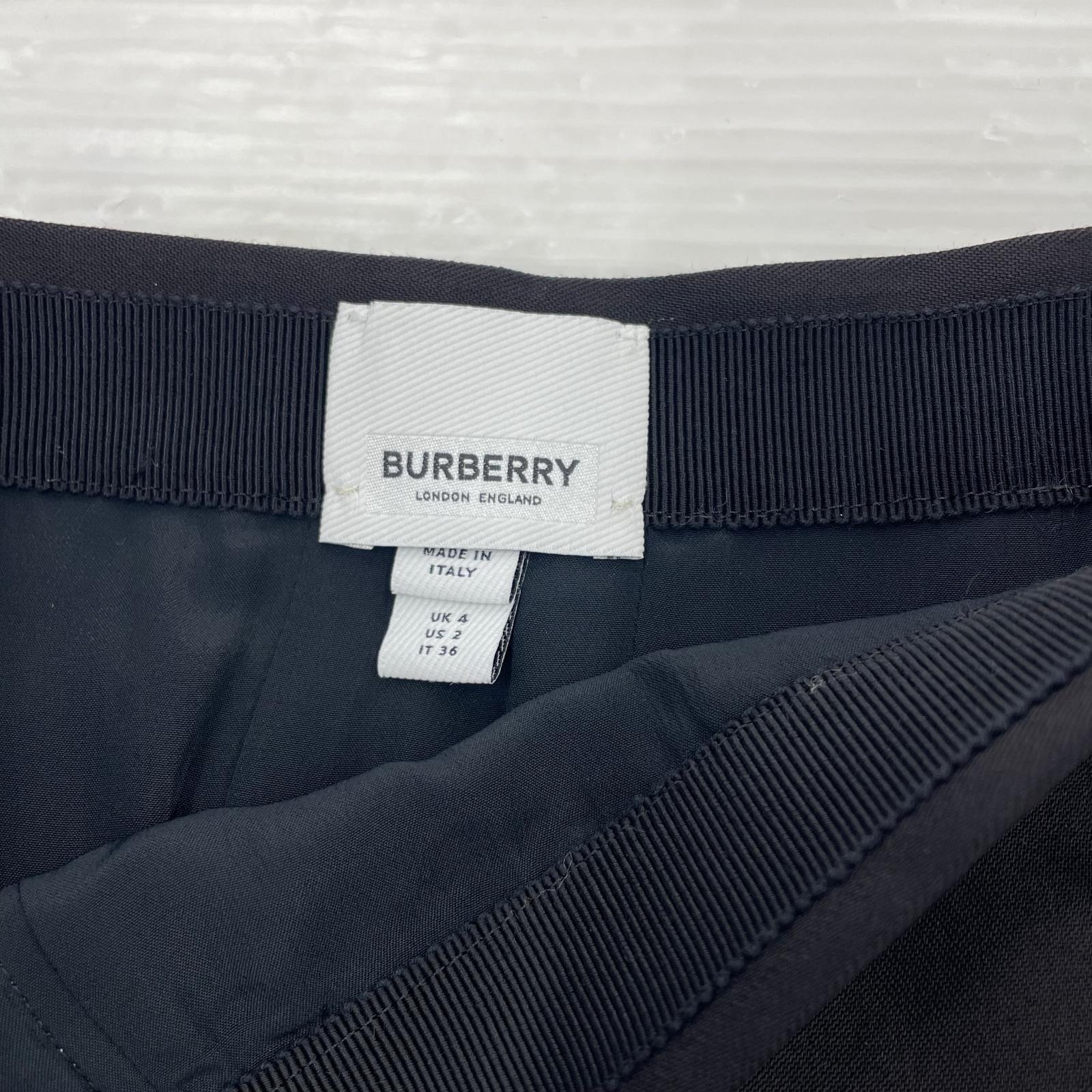 スカート BURBERRY スカート ブラック UK4 ブラック