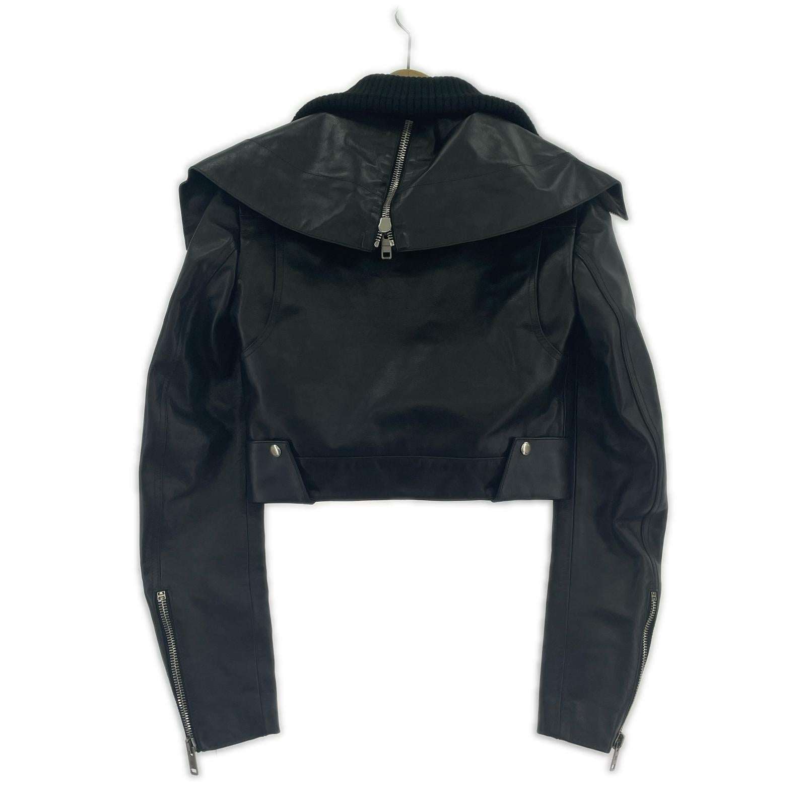 ジャケット GIVENCHY レザージャケット 34 ブラック